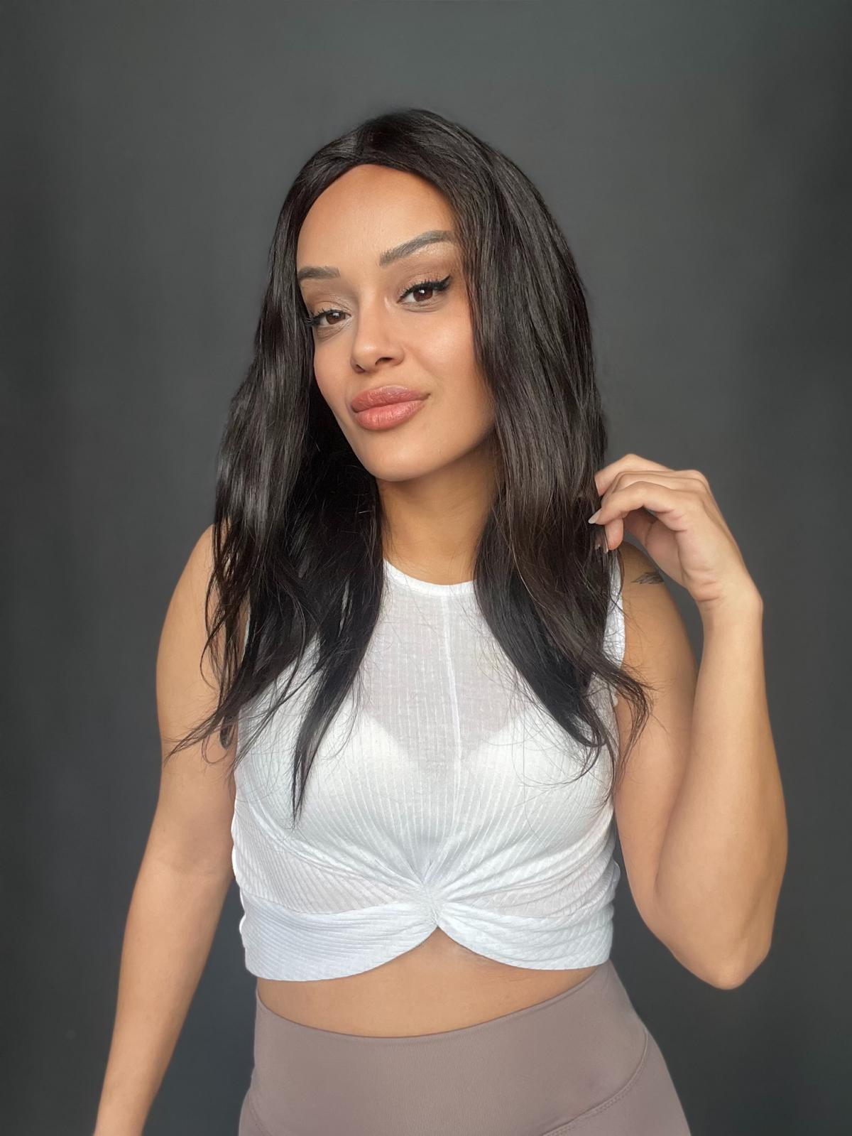 Doğal Ton Boyasız Her yöne ayrım yapılabilen Hayalet Tül peruk