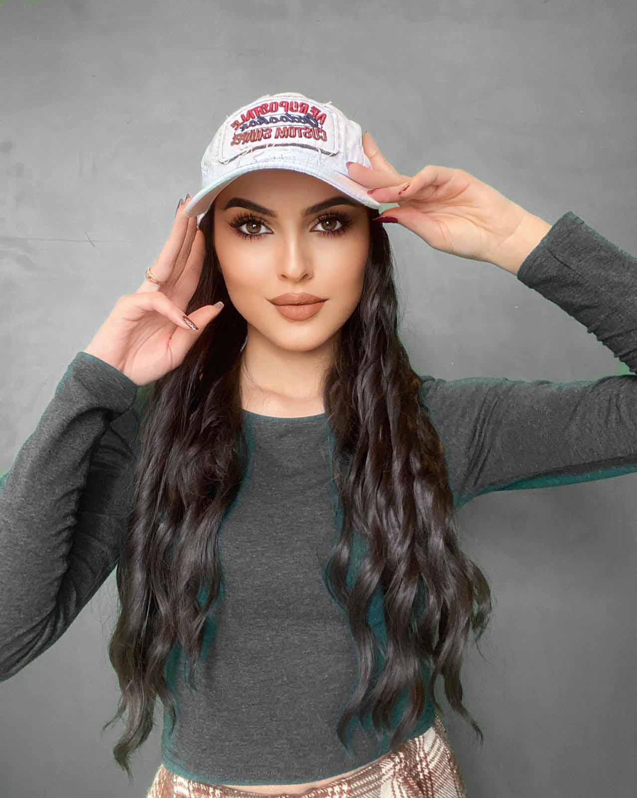 Şapkalı Peruk - Luna110