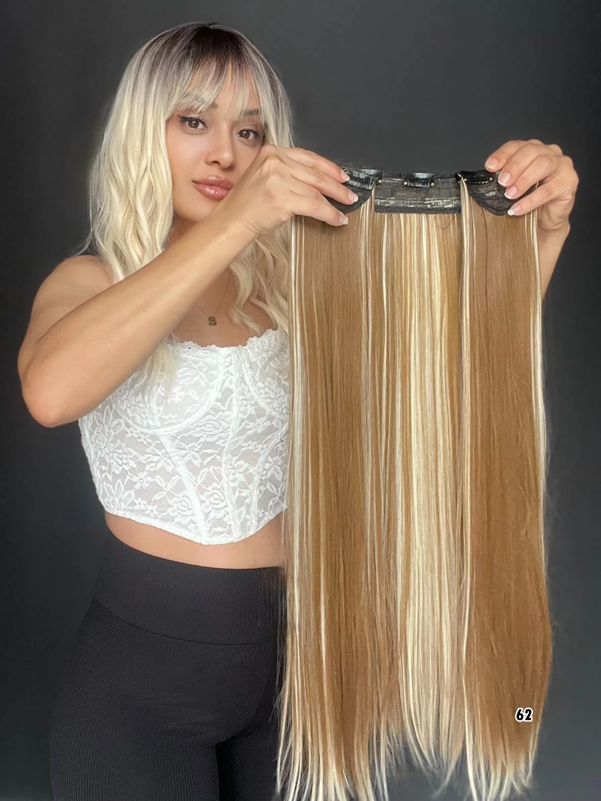 Düz Yarım Ay + 2 Yan Çıt Çıt