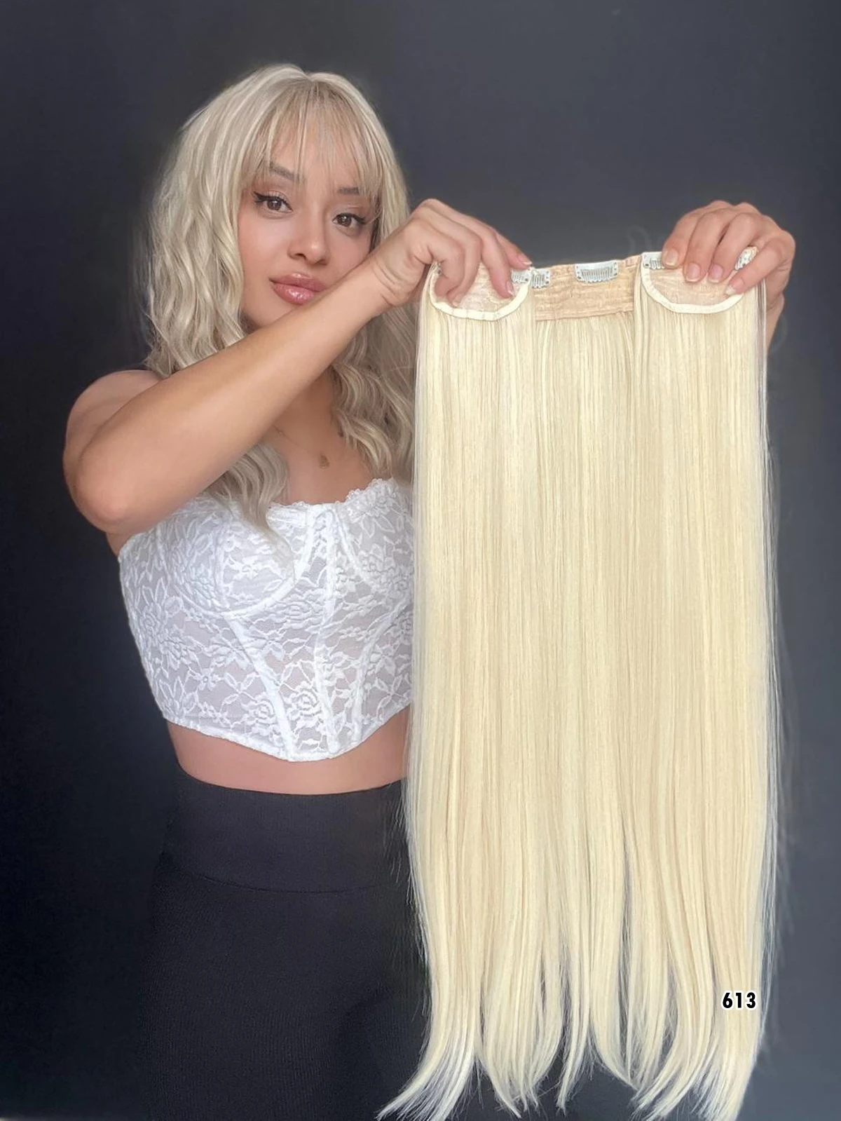 Düz Yarım Ay + 2 Yan Çıt Çıt