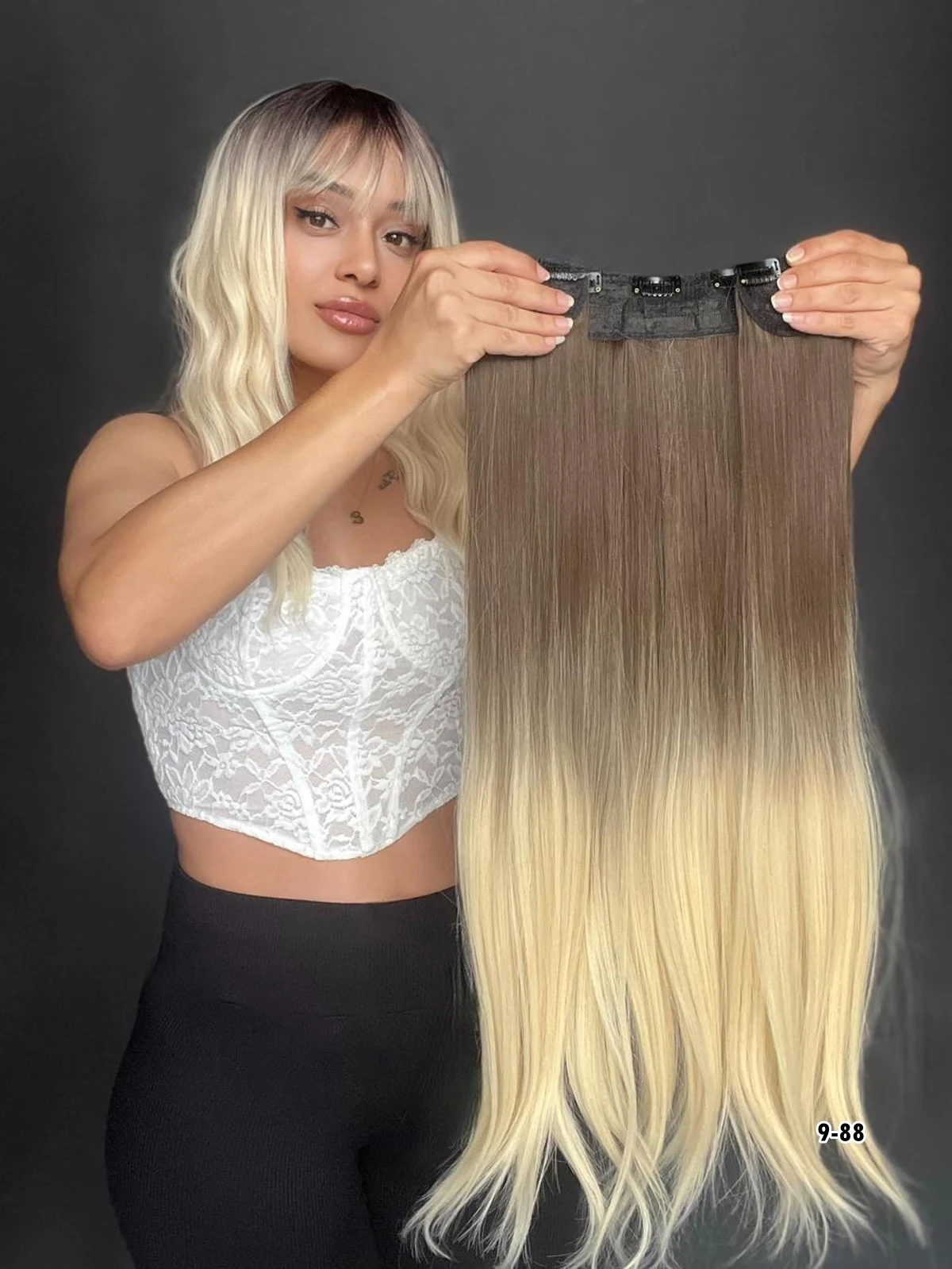 Düz Yarım Ay + 2 Yan Çıt Çıt