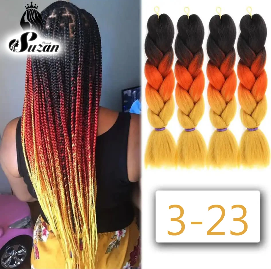 Afrika Örgüsü Ve Rasta İçin Sentetik Ombreli