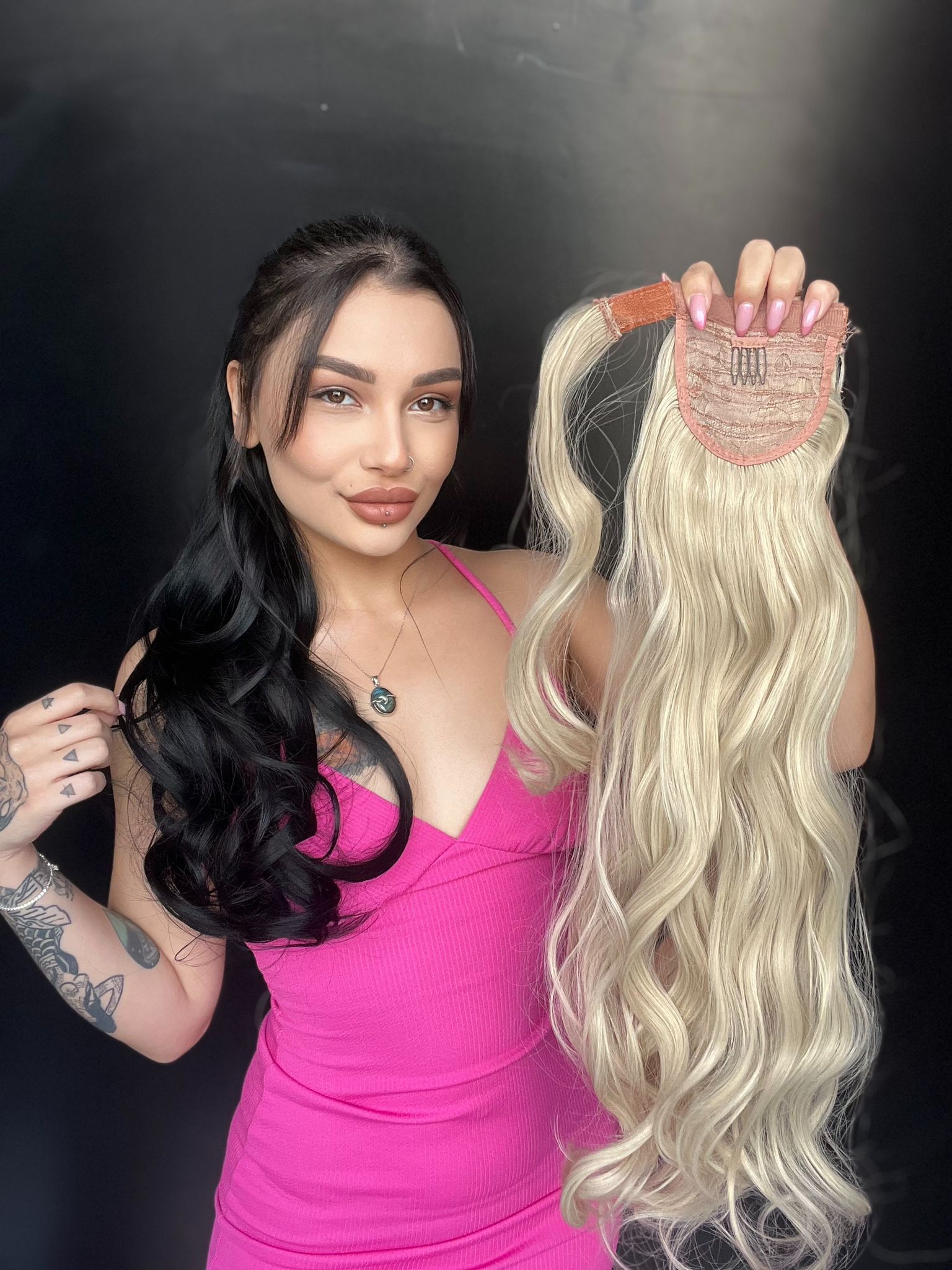 Cırcırtlı Bağcıklı At Kuyruğu Tak çık Soğuk sarı