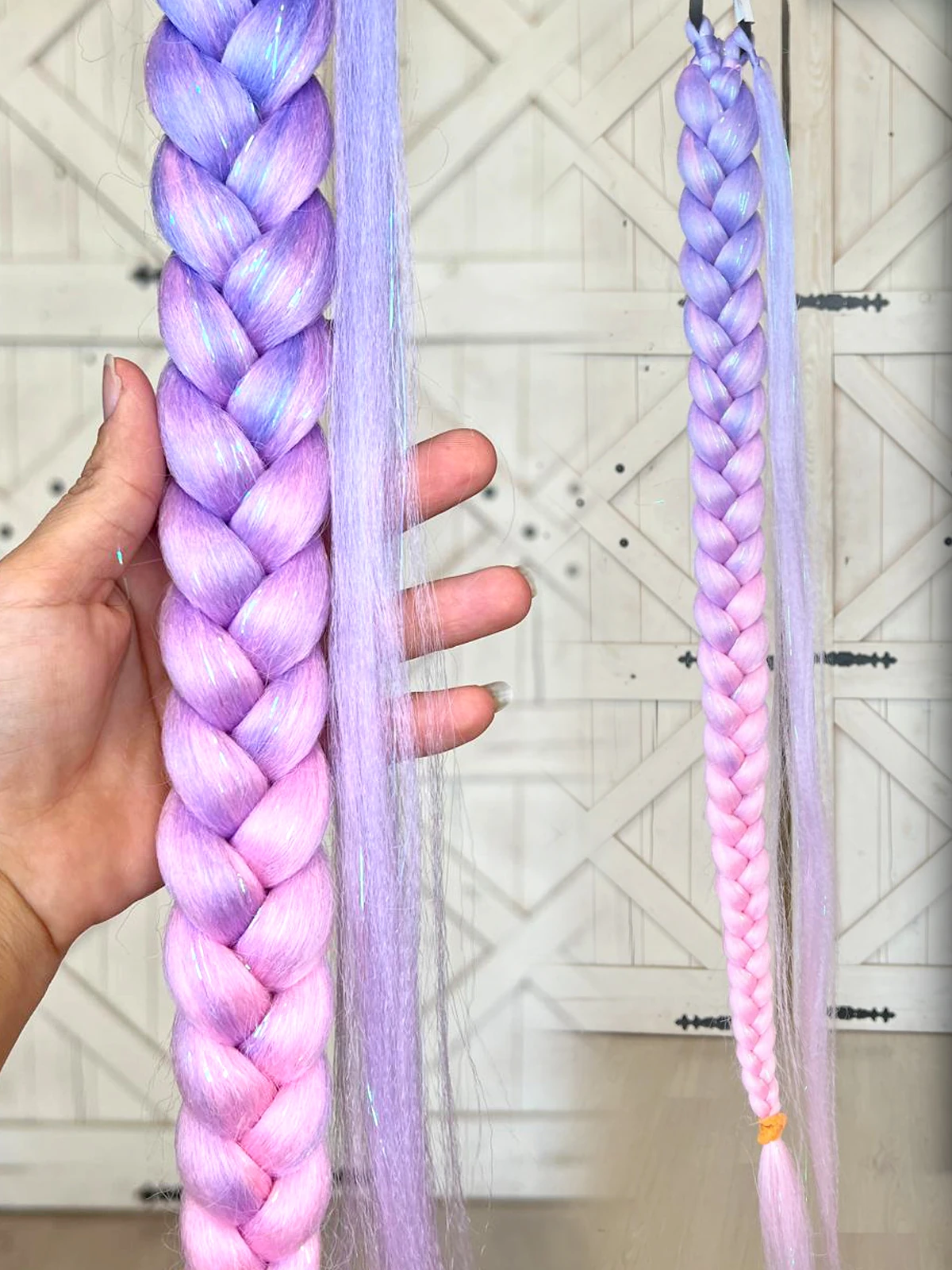 Lastikli Örgü At Kuyruğu Kendi saçına ör ve çık