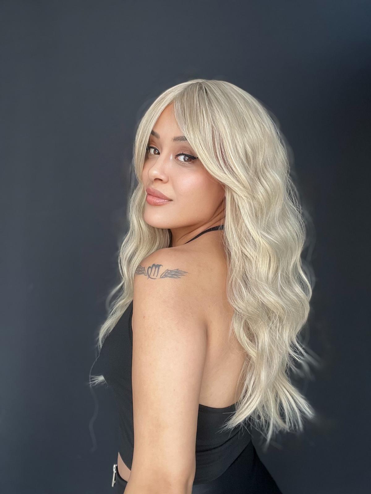 Gerçek Saç dokusunda Fiber Medikal peruk