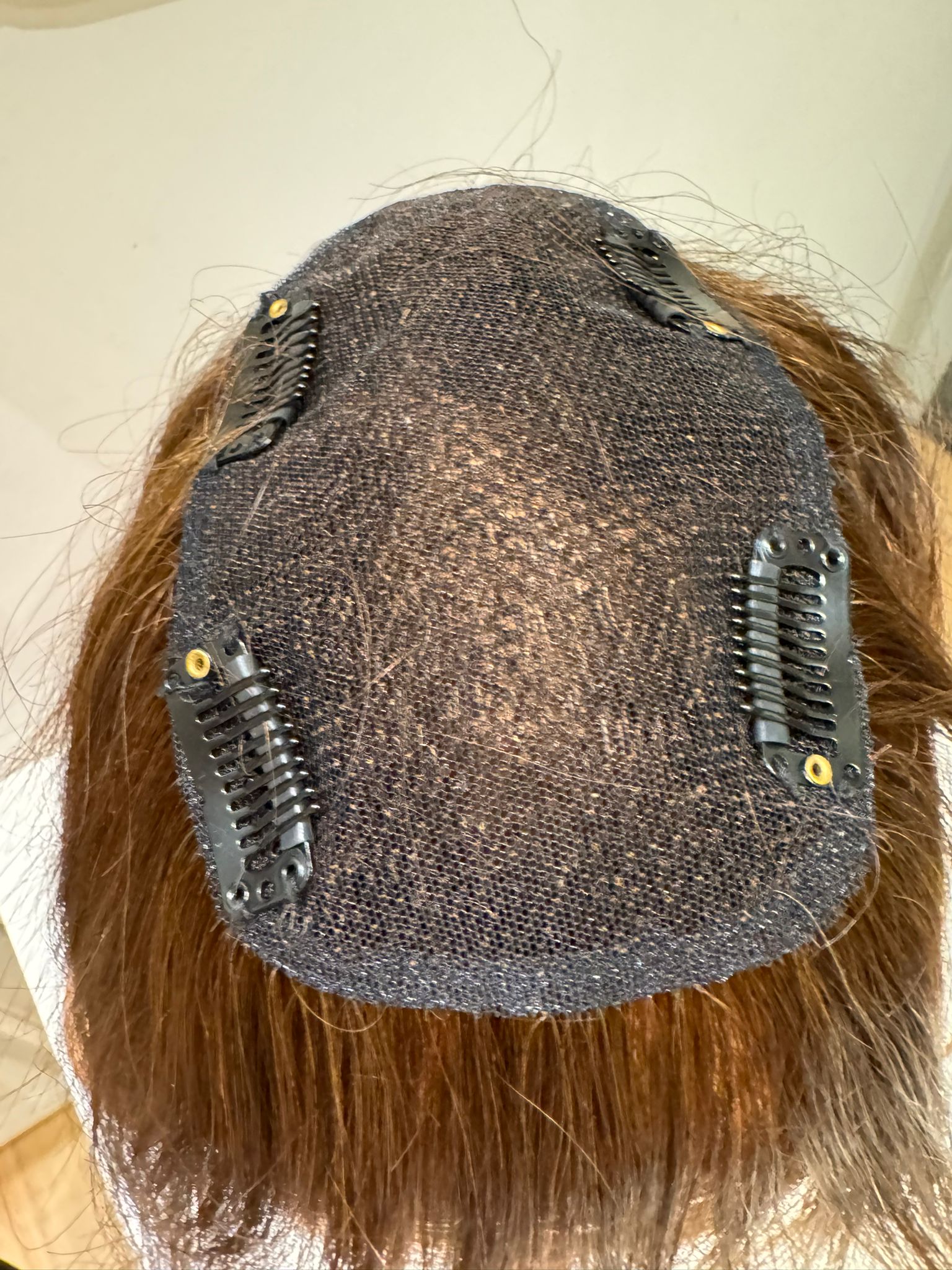 Tül  Tepelik Tepe kısmı özel Hava alır tepe Gerçek saçtan özel üretim 9