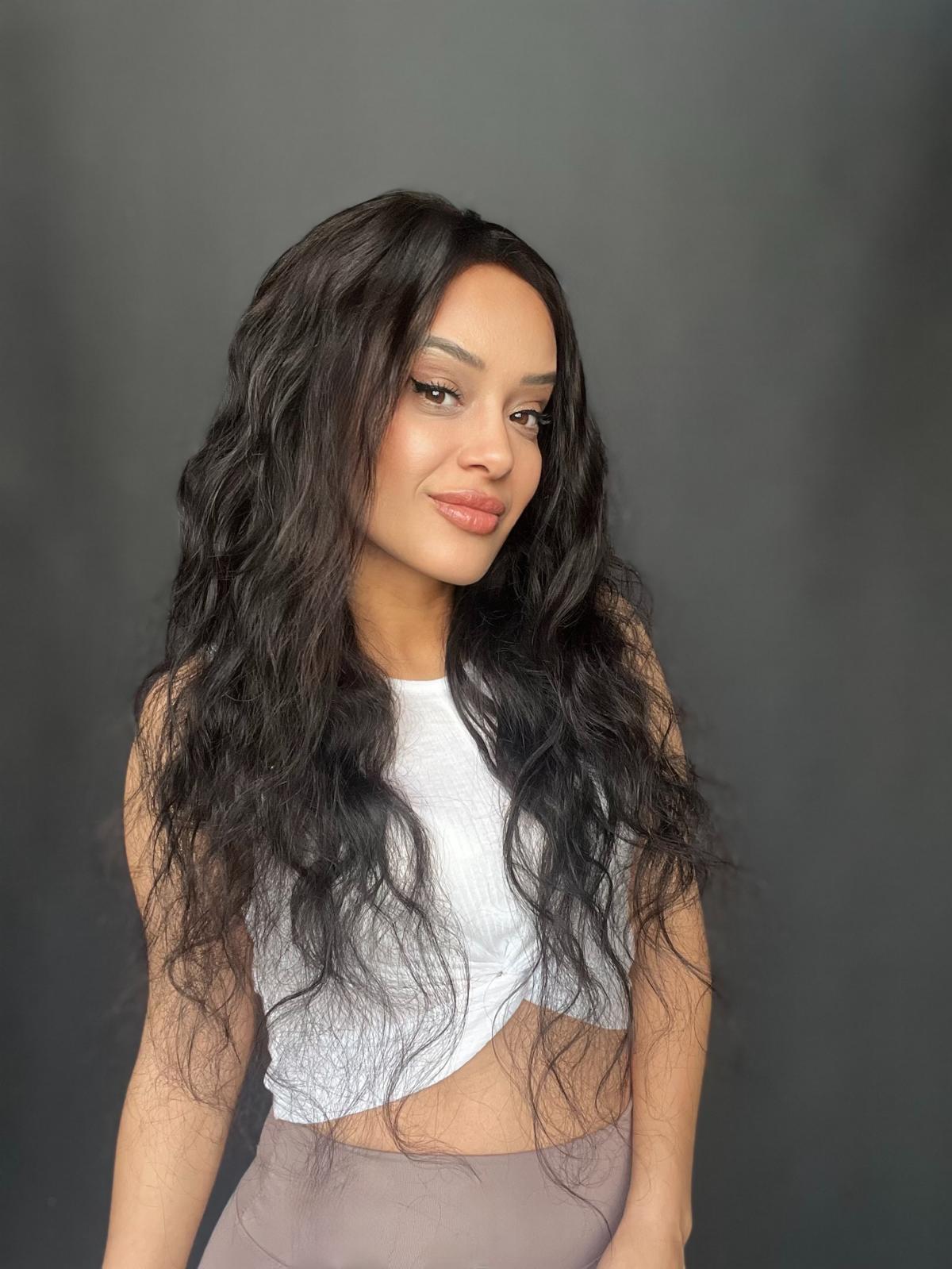 Doğal Ton Boyasız Her yöne ayrım yapılabilen Hayalet Tül peruk