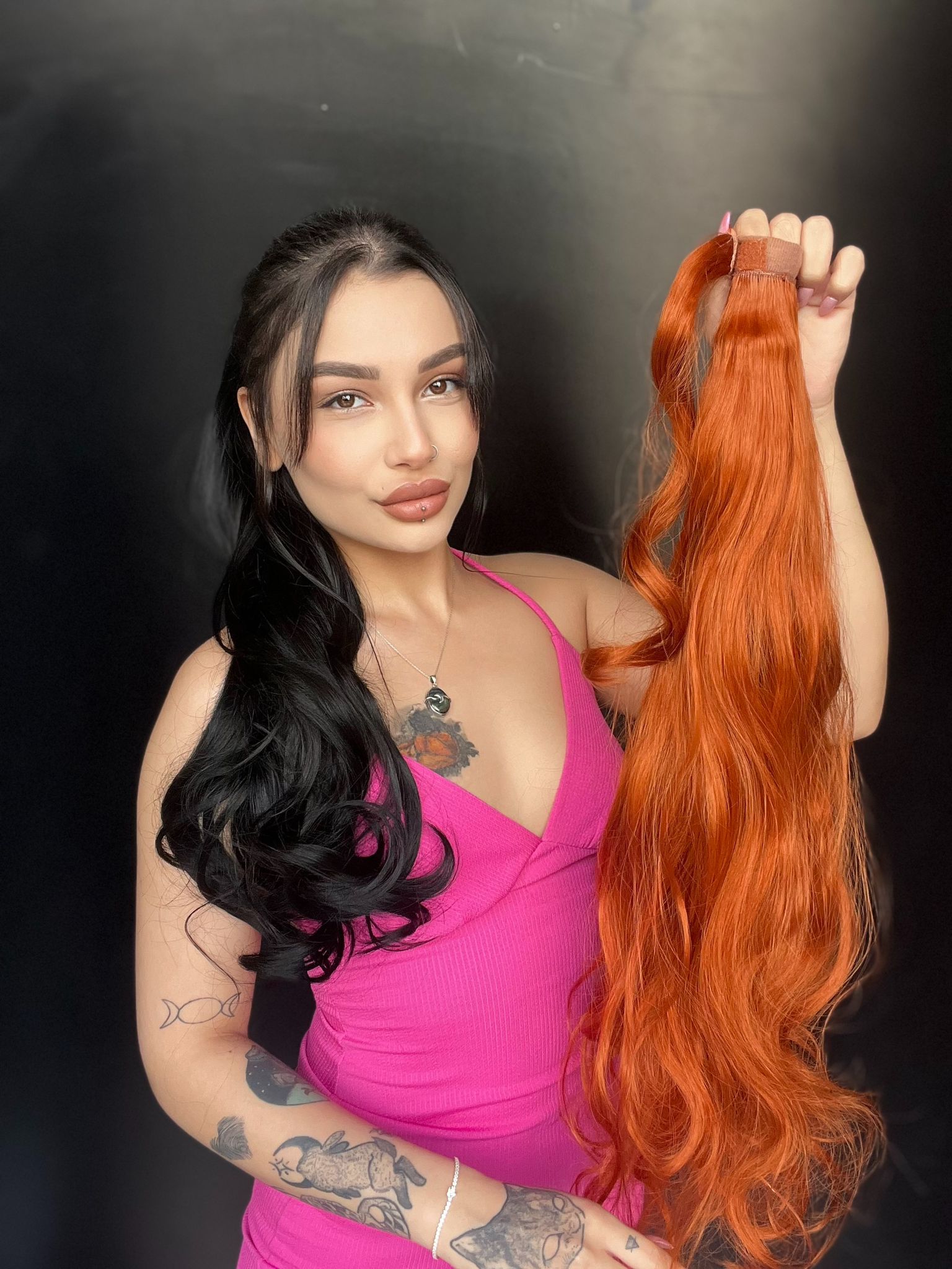 Cırcırtlı Bağcıklı At Kuyruğu Tak çık Bakır