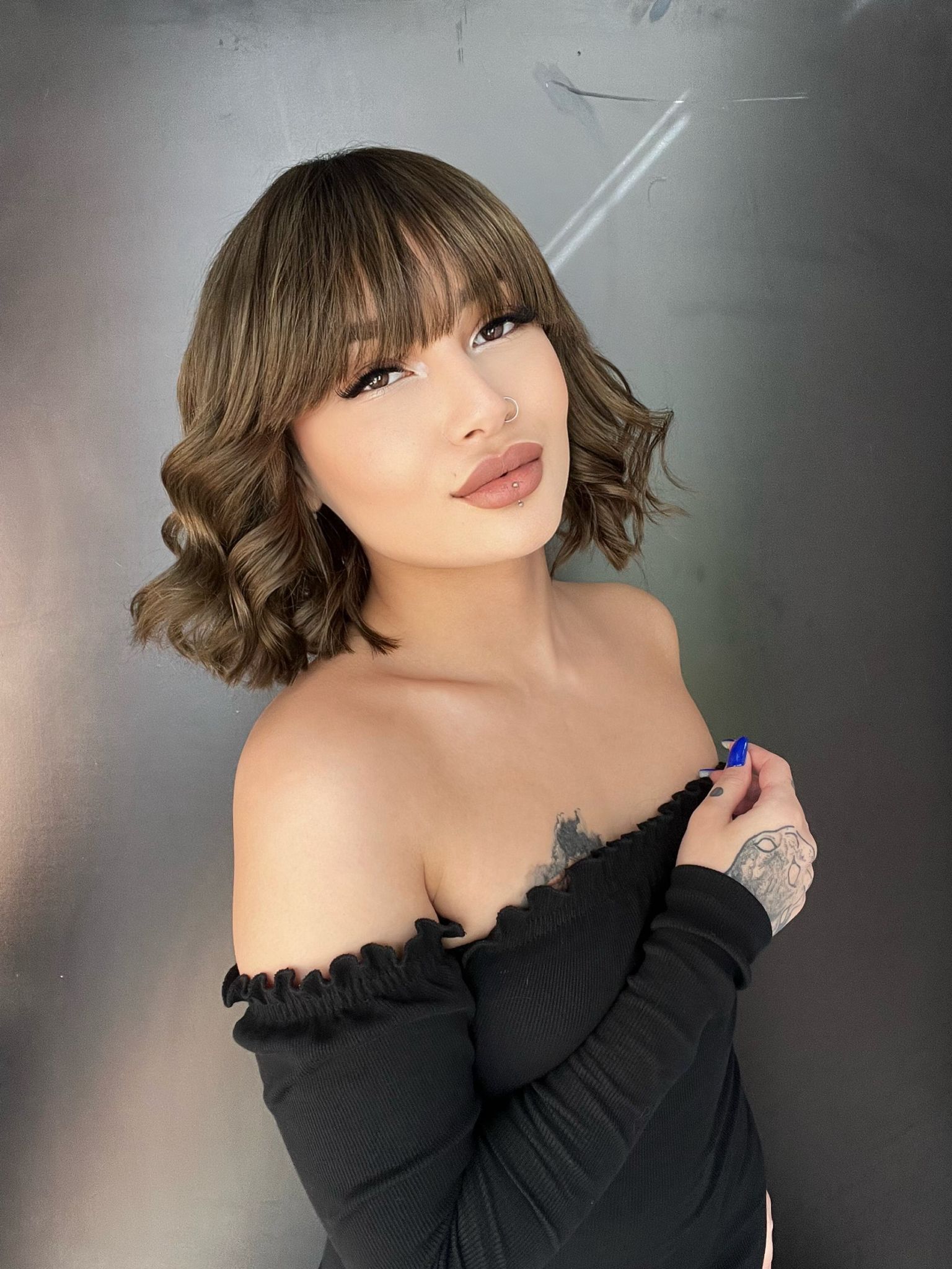 Kumral Perçemli Gerçek Saç Peruk 11