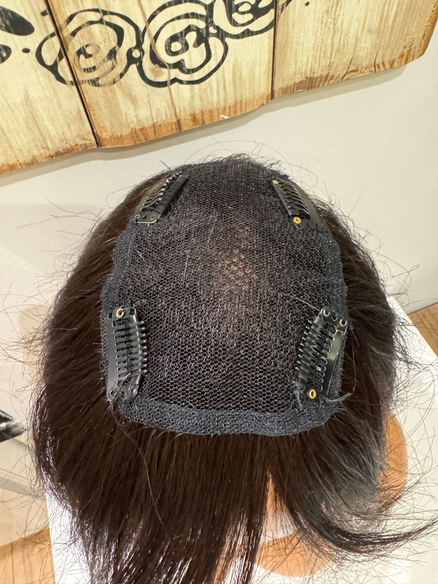 Tül  Tepelik Tepe kısmı özel Hava alır tepe Gerçek saçtan özel üretim 15