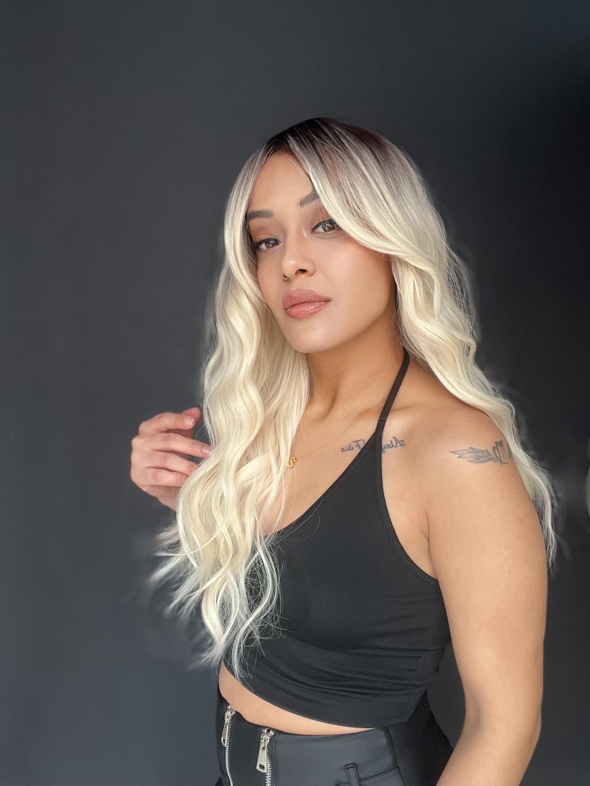 Gerçek Saç dokusunda Fiber Medikal peruk