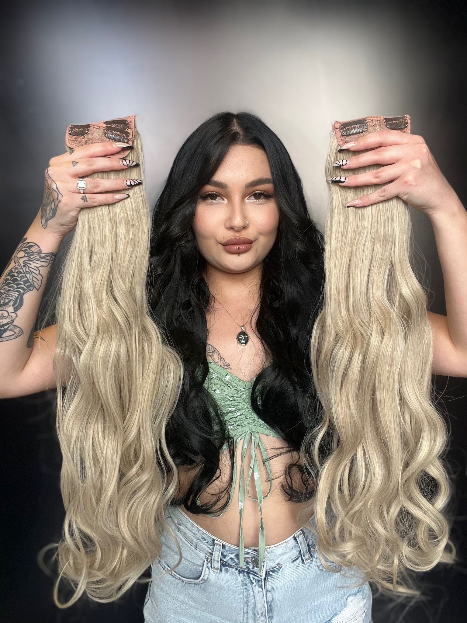 Dalgalı 8 Parça Çıt Çıt - Balköpüğü Platin Röfleli