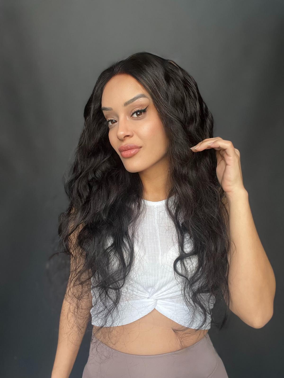 Doğal Ton Boyasız Her yöne ayrım yapılabilen Hayalet Tül peruk