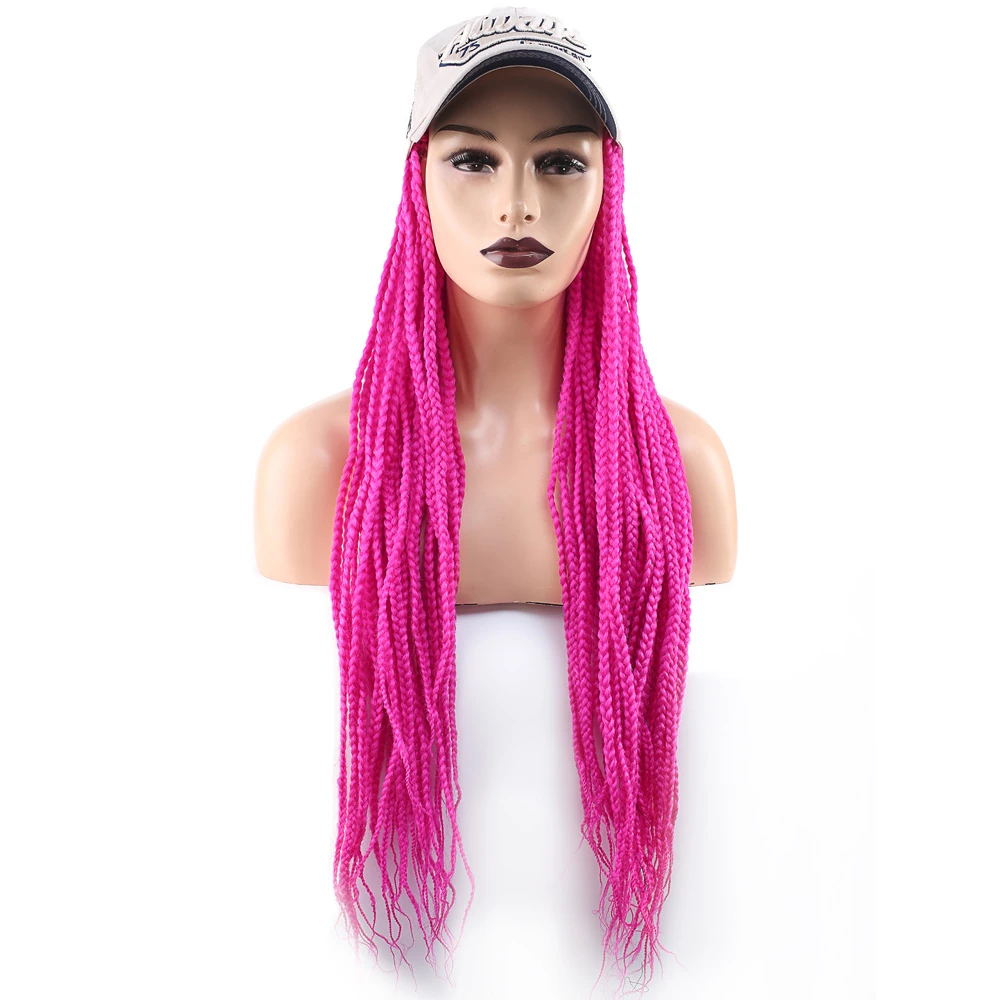 Şapkalı Örgü Peruk Tak ve çık