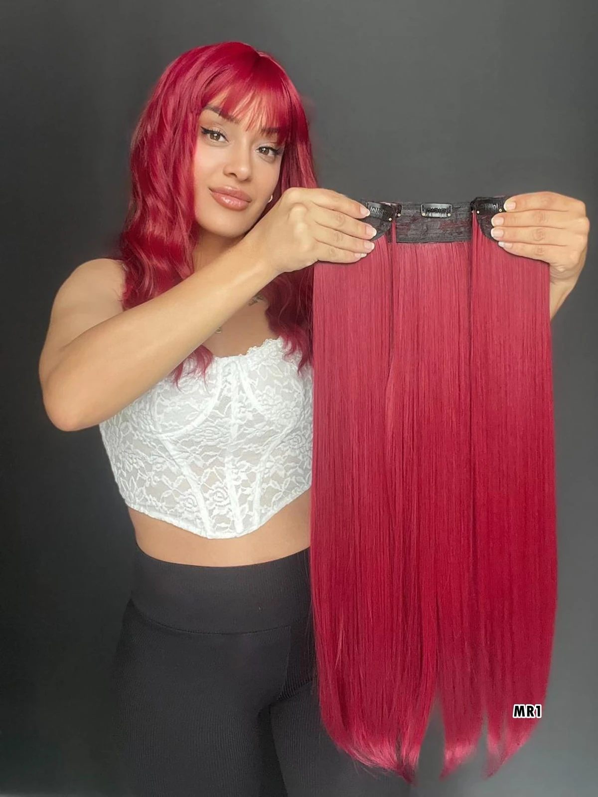 Düz Yarım Ay + 2 Yan Çıt Çıt