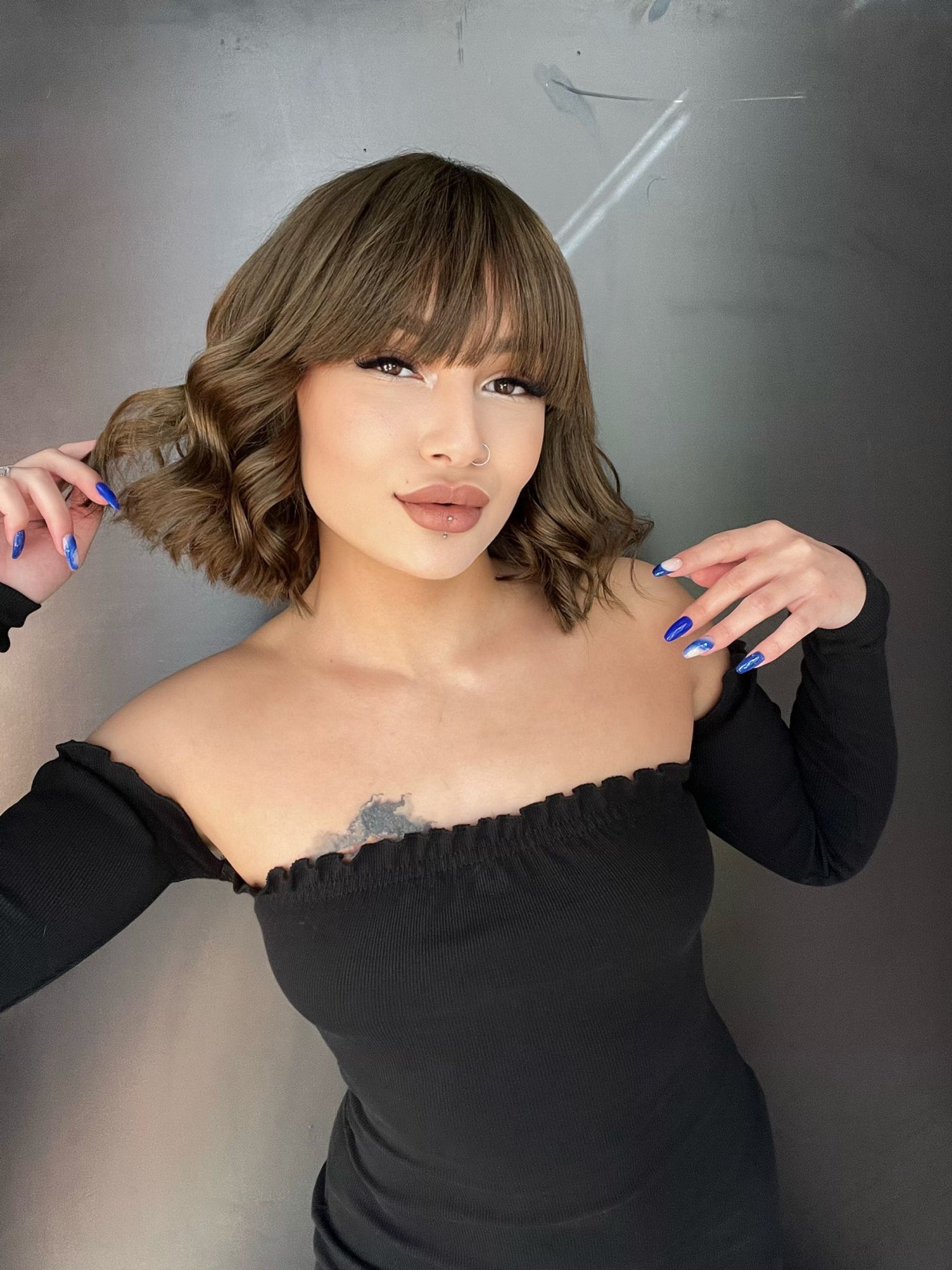 Kumral Perçemli Gerçek Saç Peruk 11