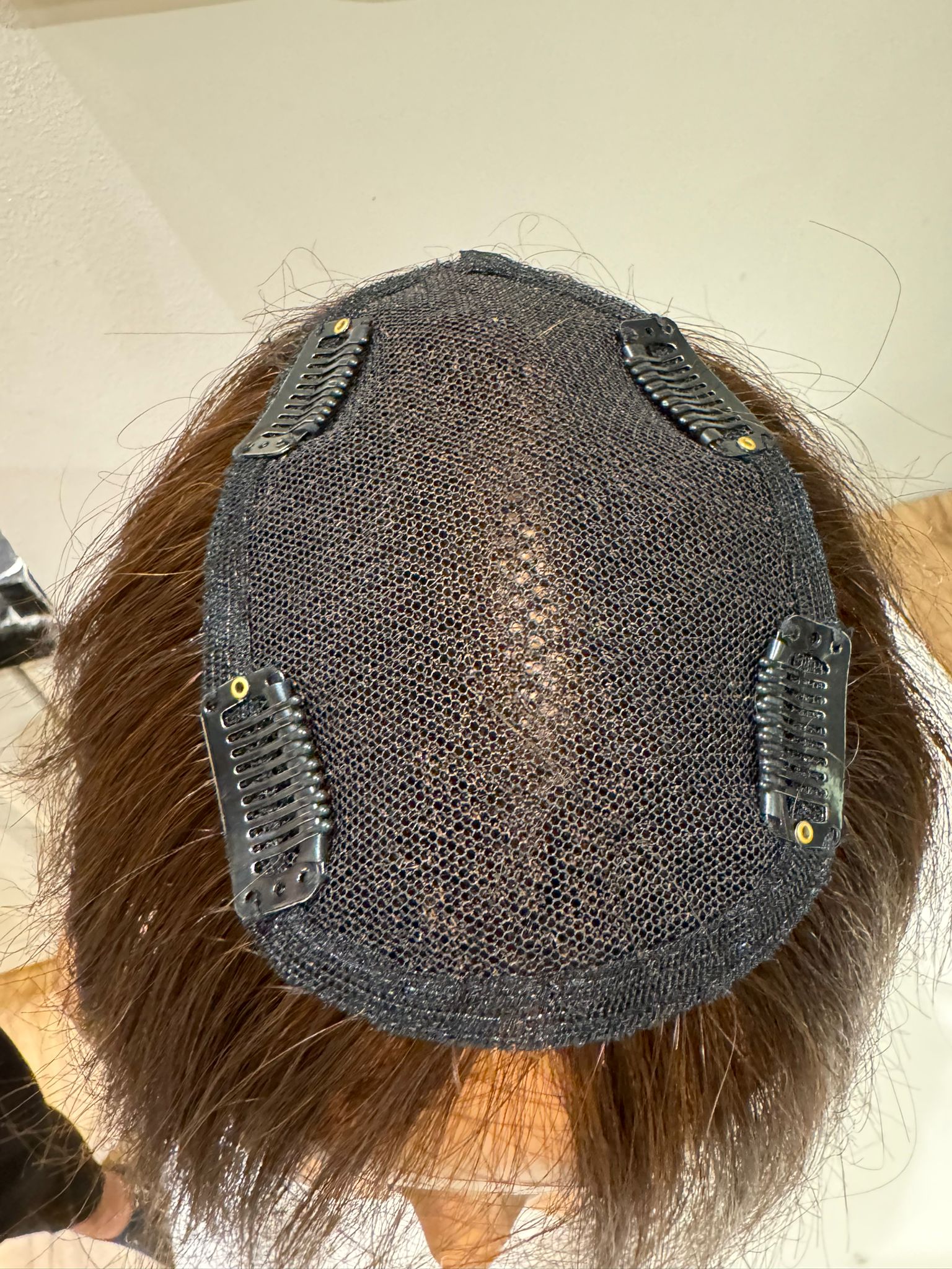 Tül  Tepelik Tepe kısmı özel Hava alır tepe Gerçek saçtan özel üretim 22