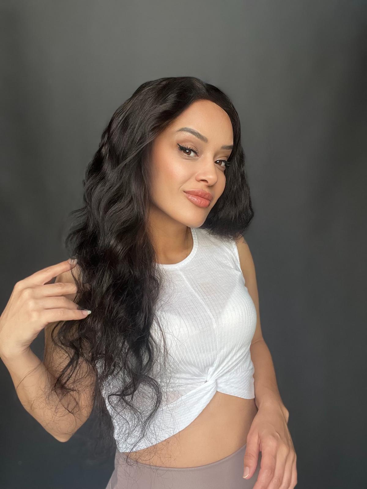 Doğal Ton Boyasız Her yöne ayrım yapılabilen Hayalet Tül peruk