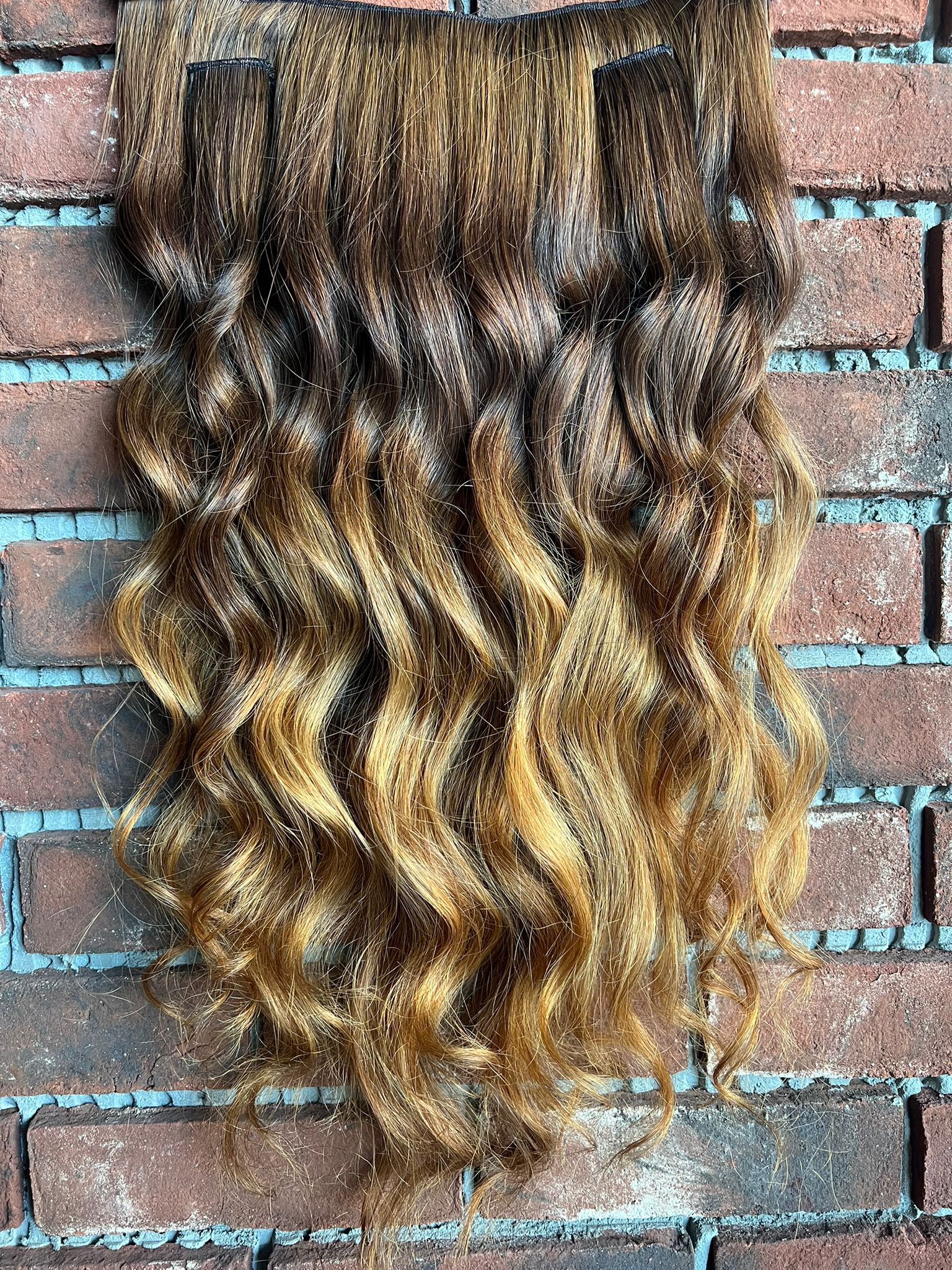 U Part Peruk yarımay çıtçıt Gerçek Saç