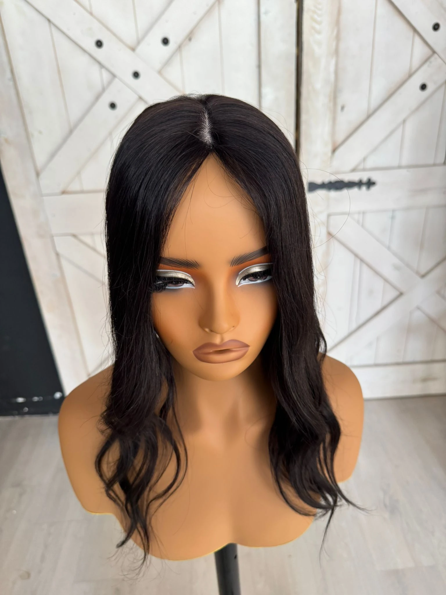 Baby İpek Taban Tepelik 13x14 cm geniş taban 60cm 100gr Doğal ton