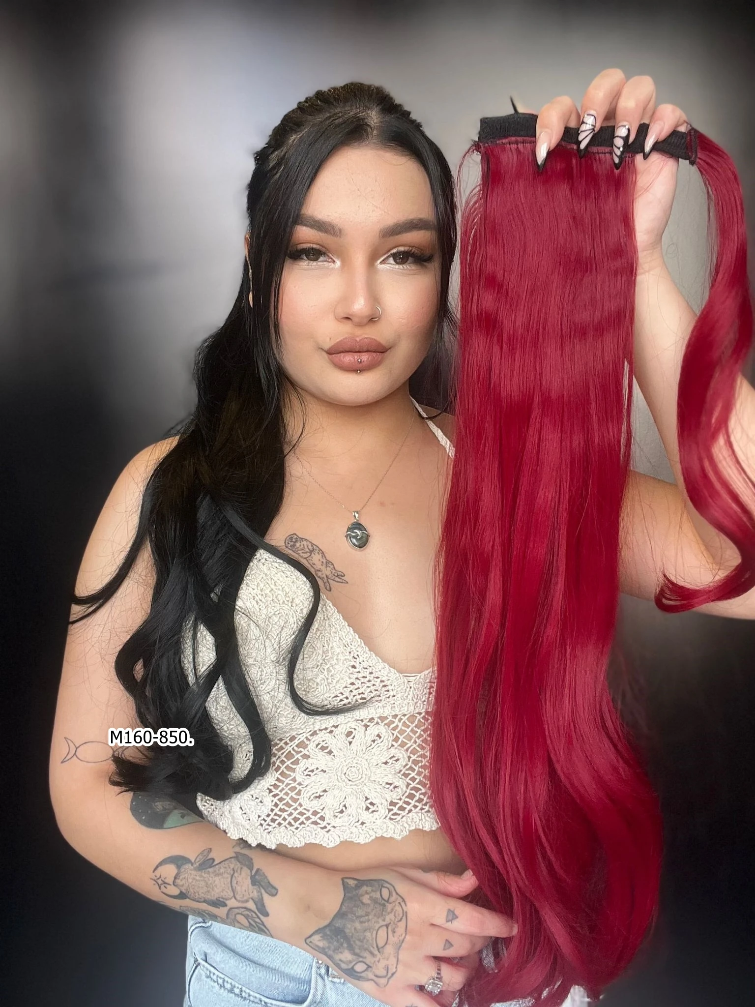 Bağcıklı Dalgalı At Kuyruğu - Kızıl