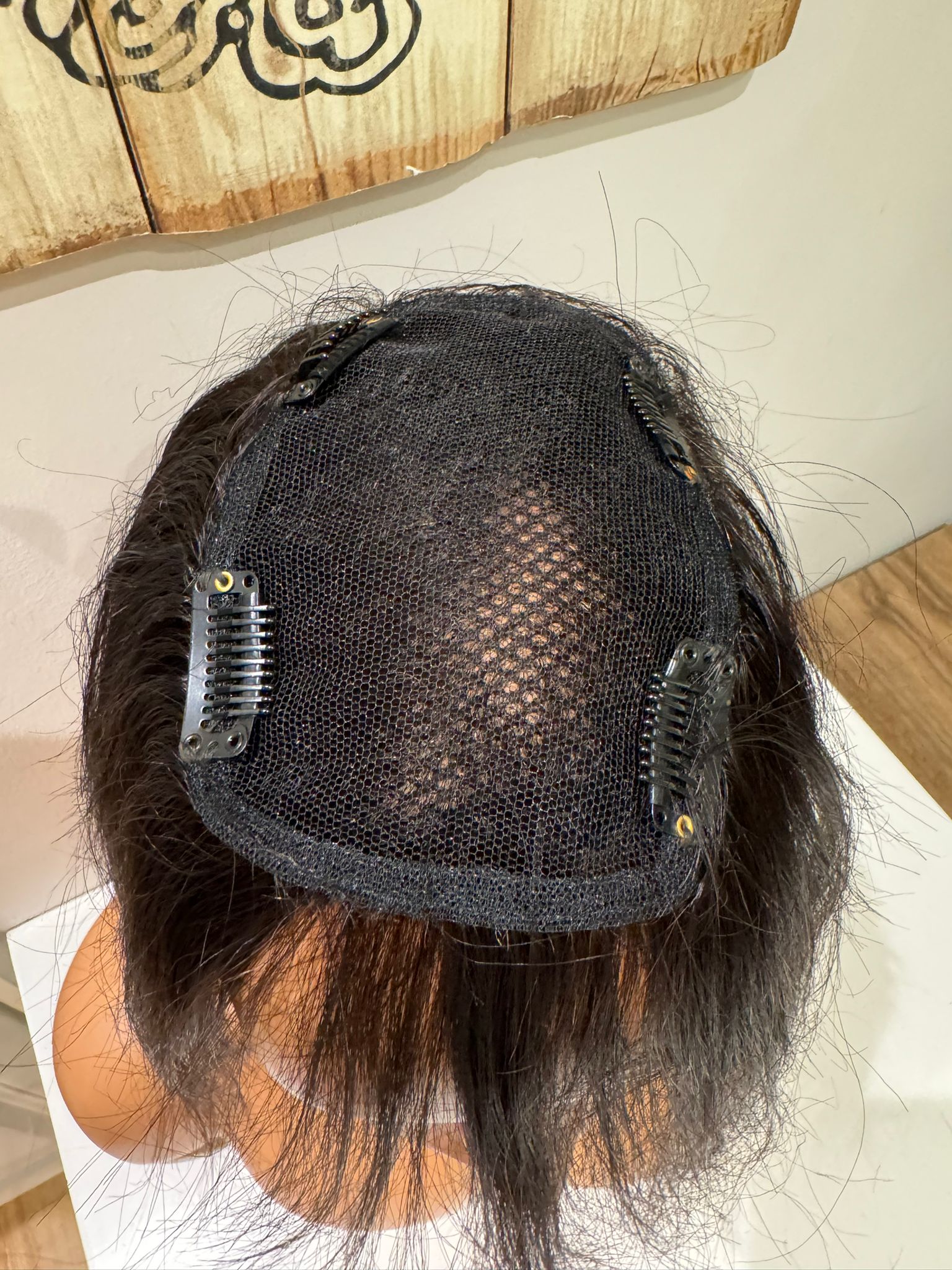 Tül  Tepelik Tepe kısmı özel Hava alır tepe Gerçek saçtan özel üretim 7