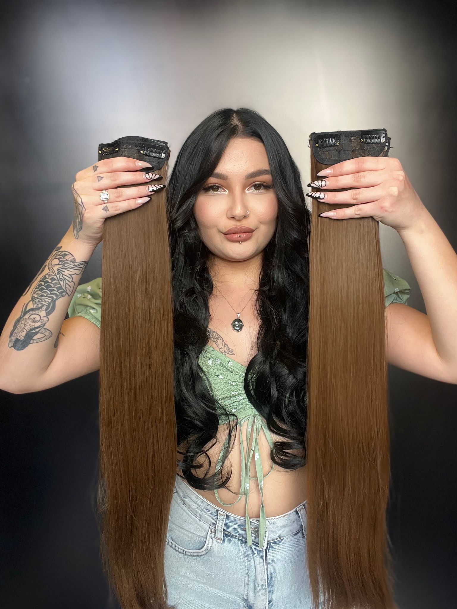 Düz 8 Parça Çıt Çıt - Kumral