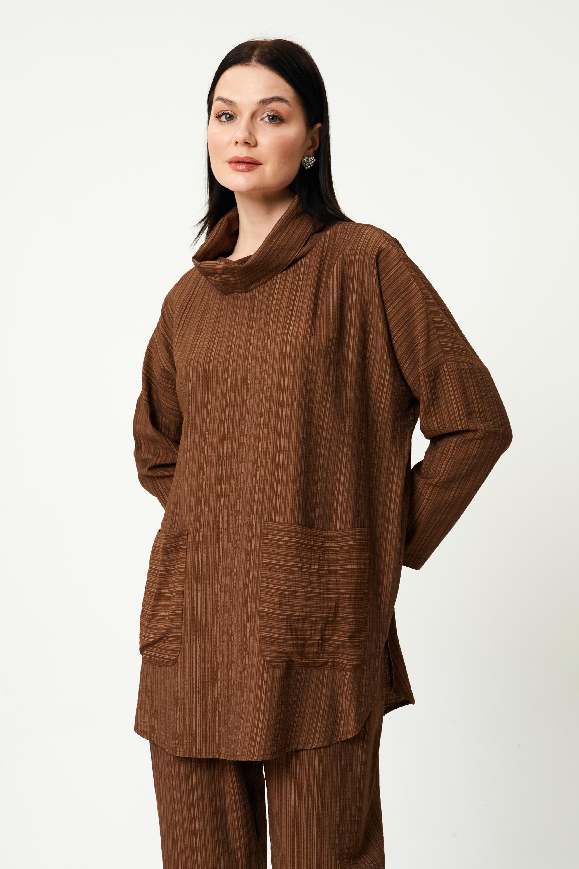 Kadın Fiore Kumaş Oversize Takım 8478