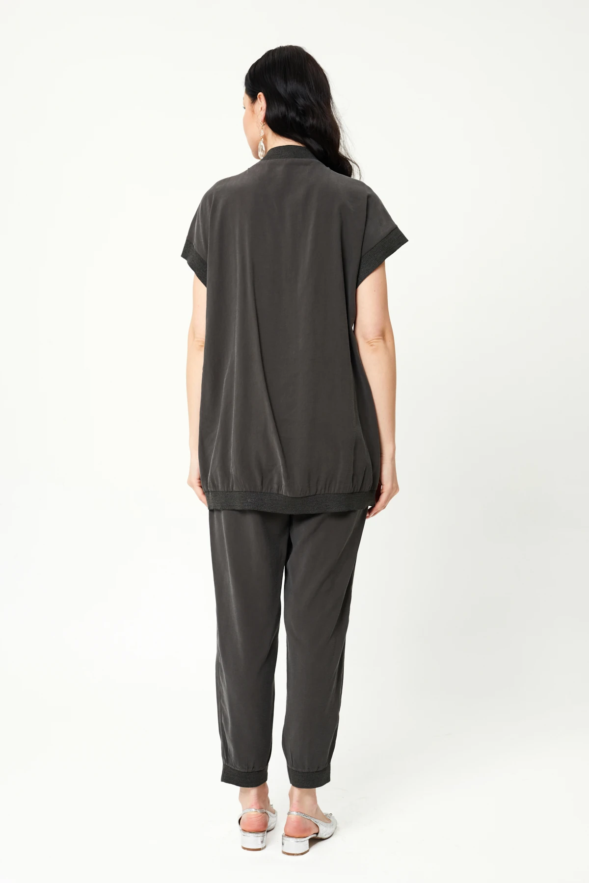 Kadın Ribanalı Yelekli Takım 8488