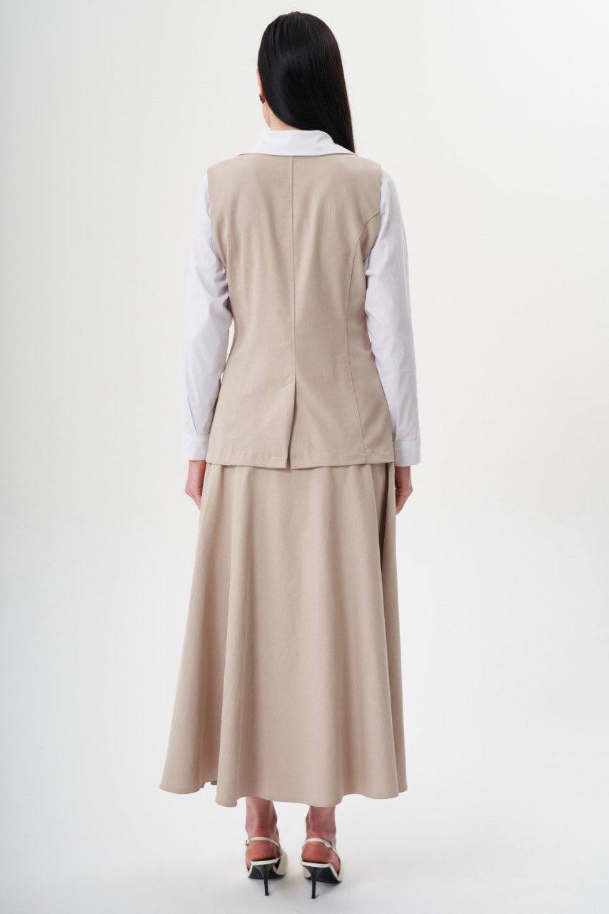 Kadın Kot Yelek Takım 8548