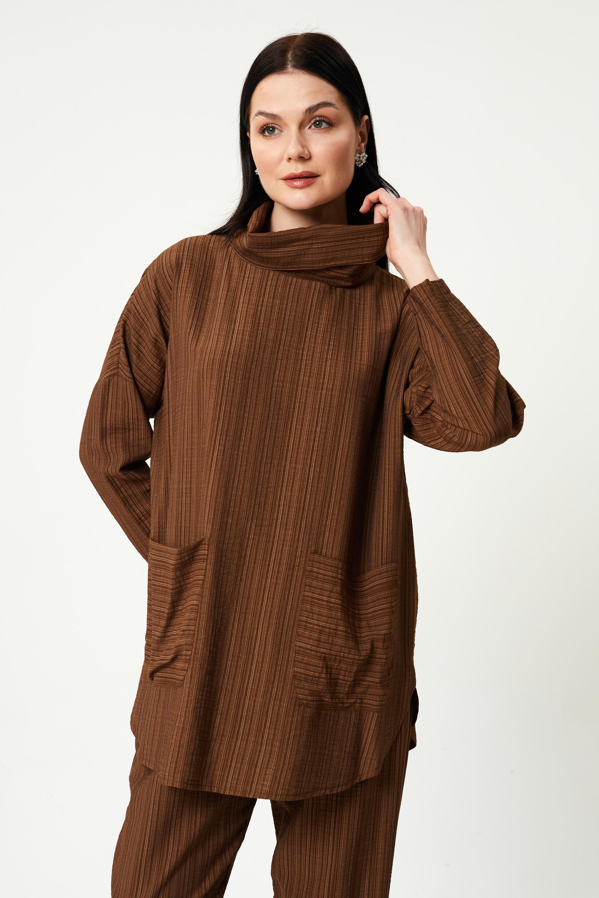 Kadın Fiore Kumaş Oversize Takım 8478