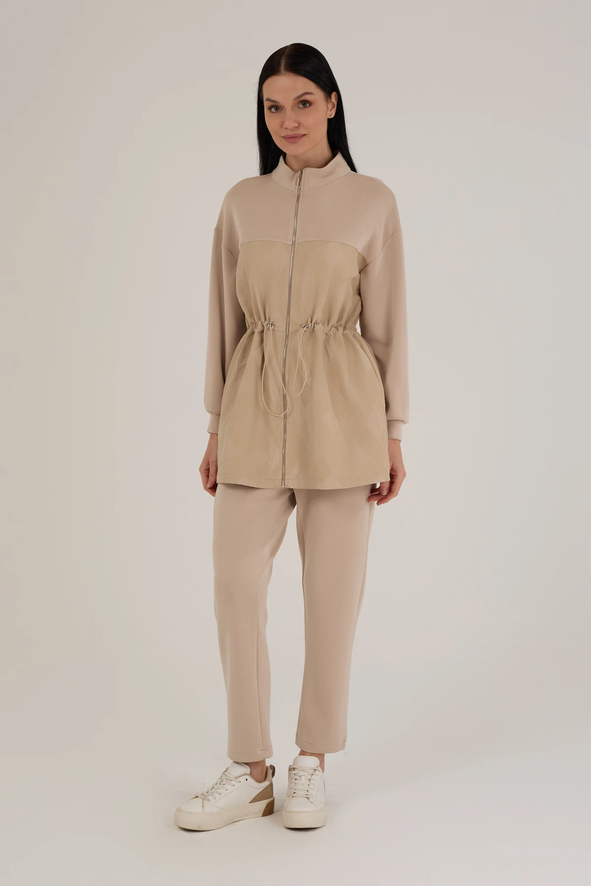 Kadın Kapitone Garnili Modal Kumaş İkili Takım 8584