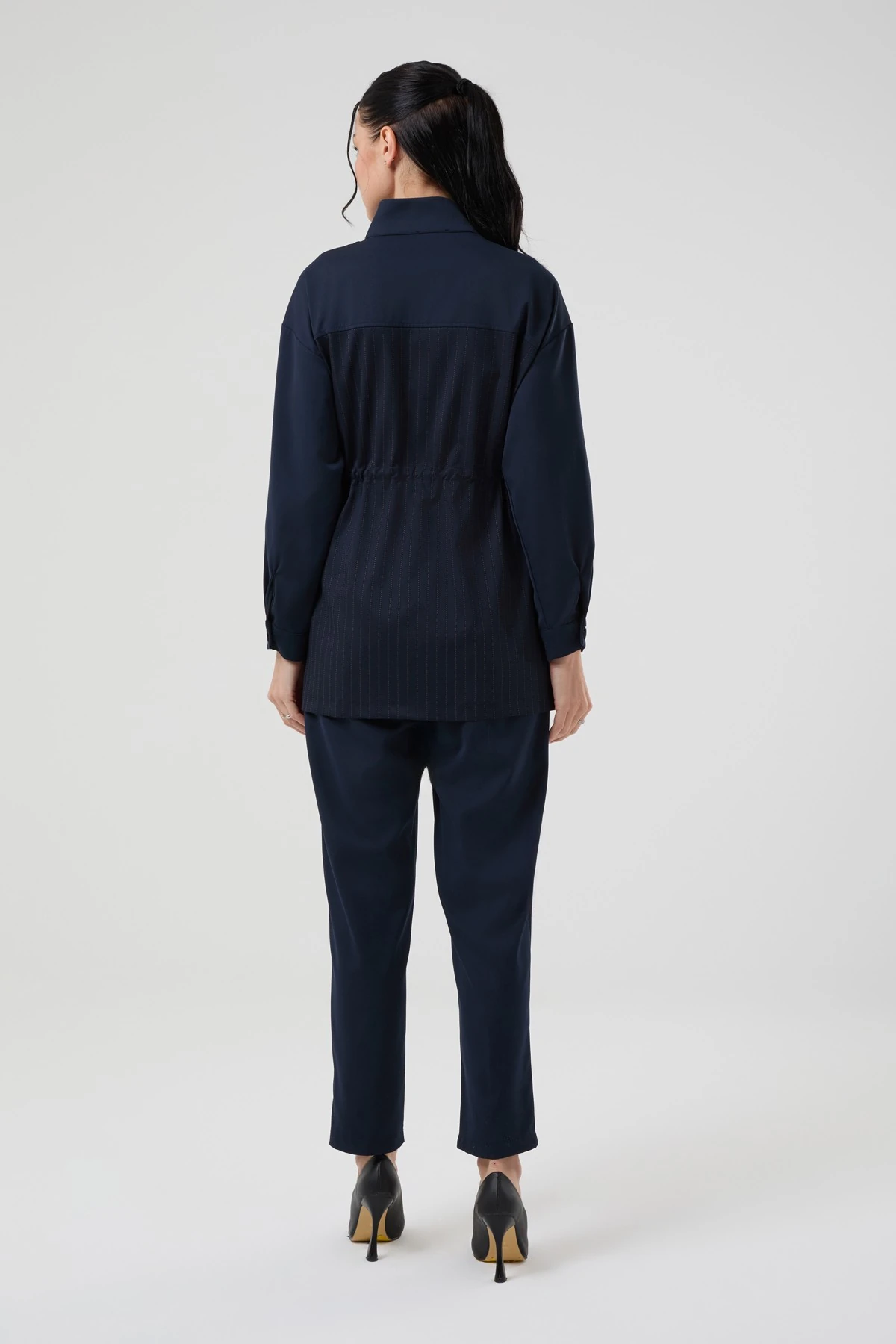 Kadın Çizgi Granili İkili Takım 8577