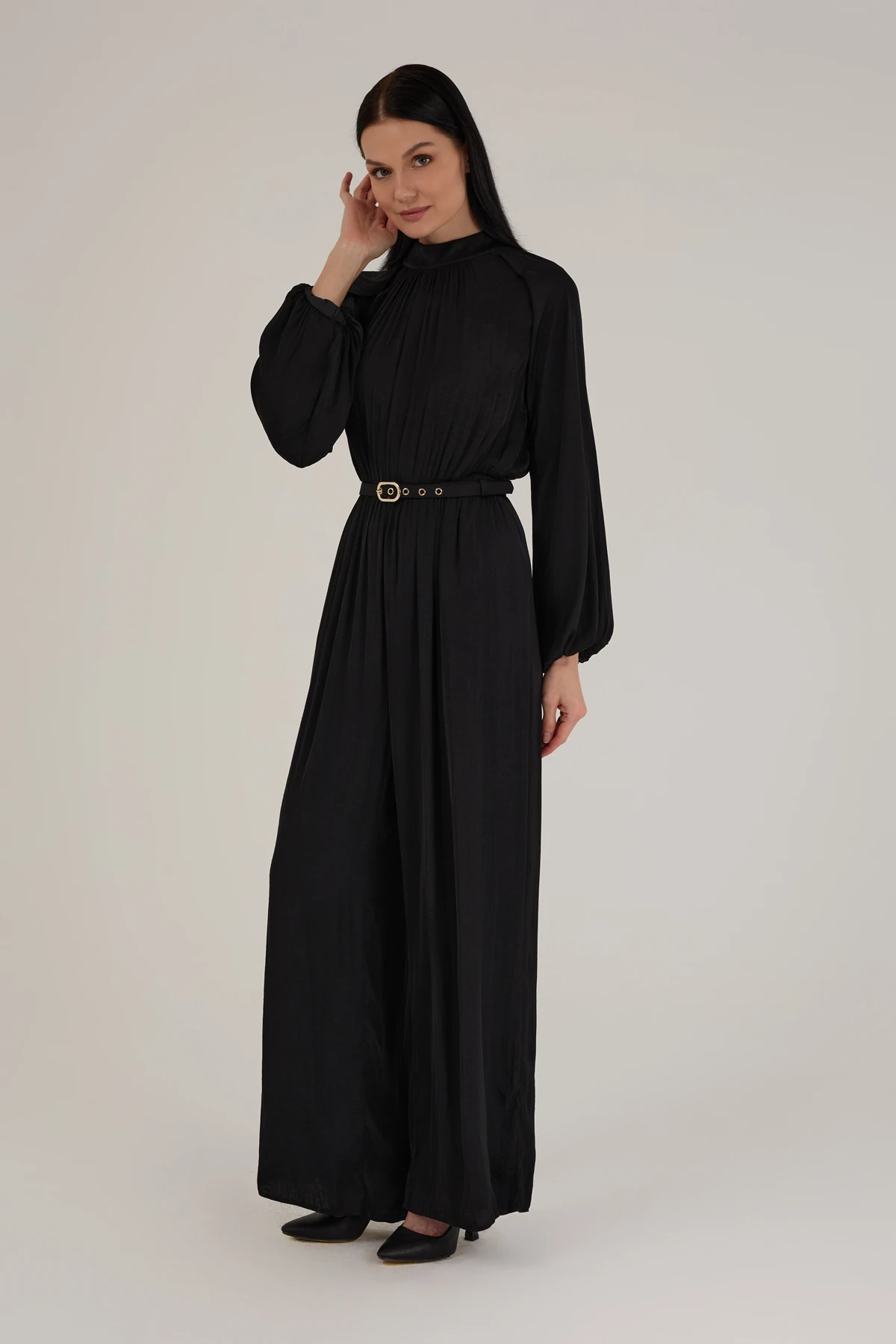 Kadın Belden Kemerli Sindirella Tulum 6078