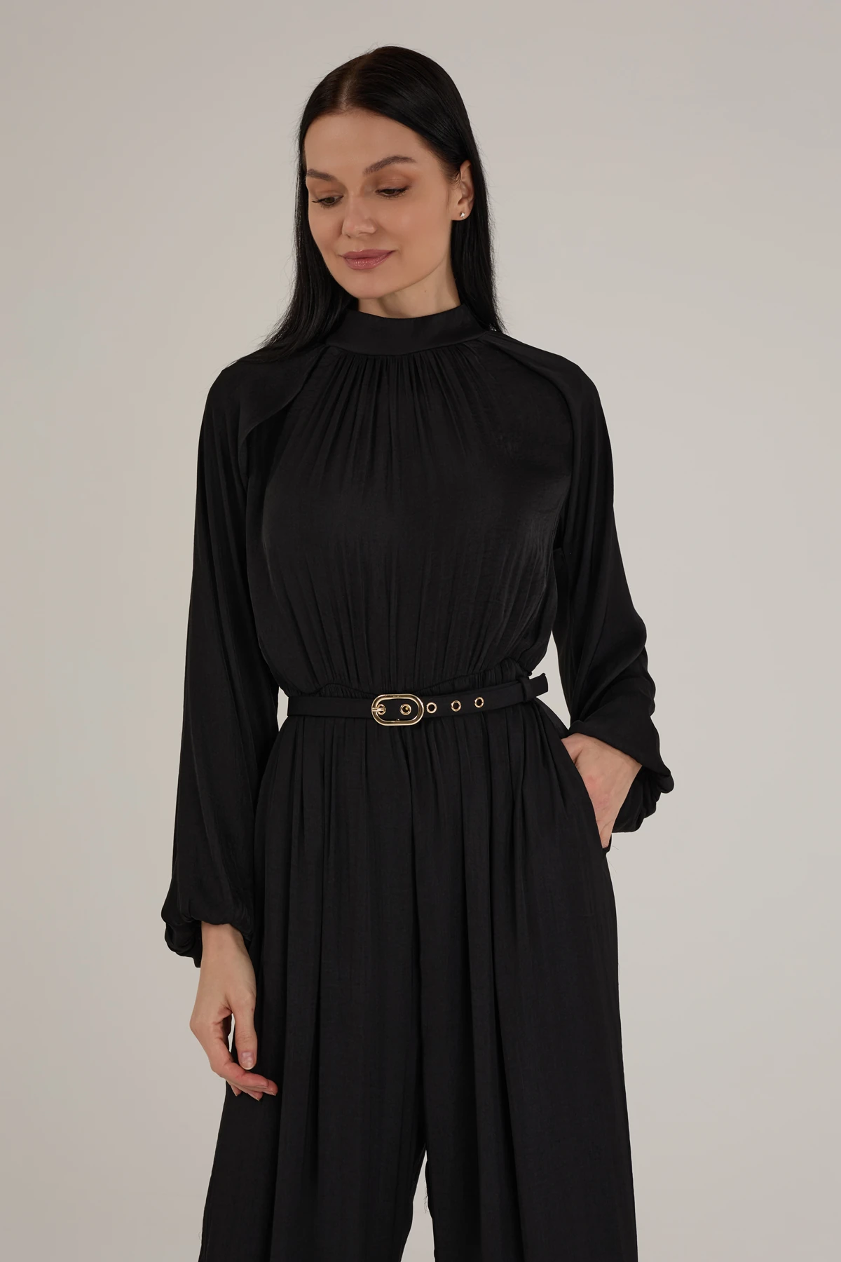 Kadın Belden Kemerli Sindirella Tulum 6078