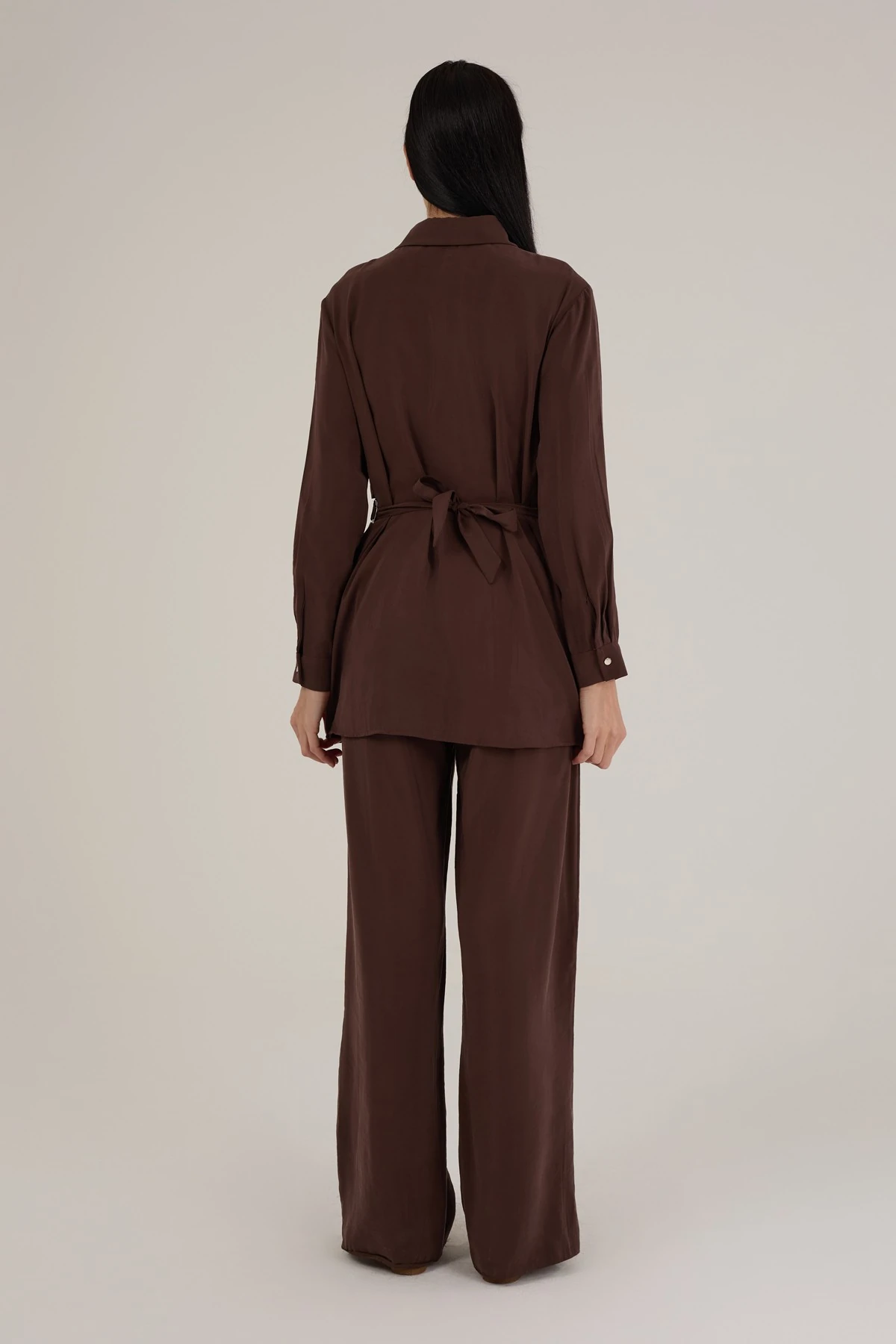 Kadın Modal Kumaş Arkadan Çapraz Bağlamalı Takım 8552