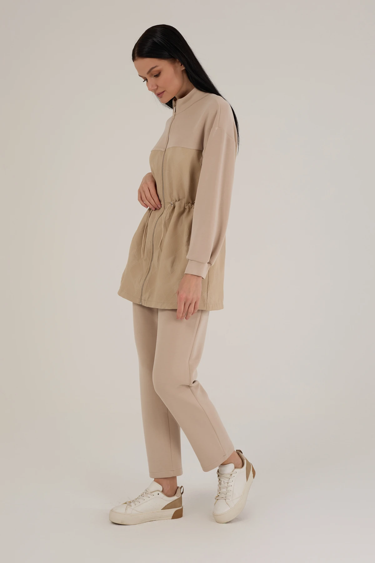 Kadın Kapitone Garnili Modal Kumaş İkili Takım 8584