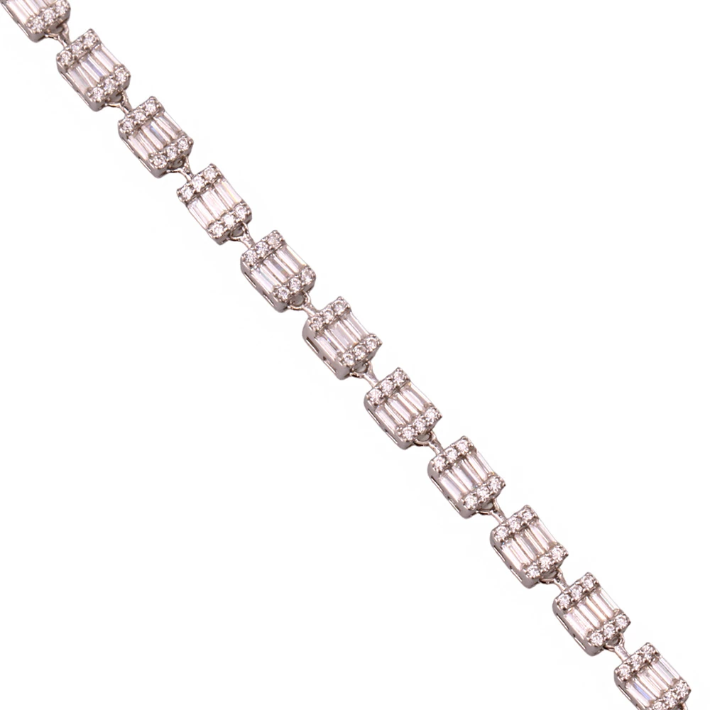 Monci S 7 Tennis Gümüş Bileklik Ms3298