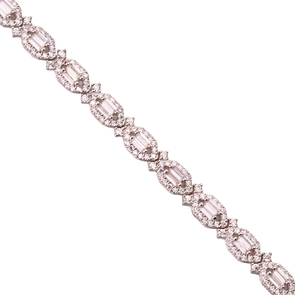 Monci S 5 Tennis Gümüş Bileklik Ms3296