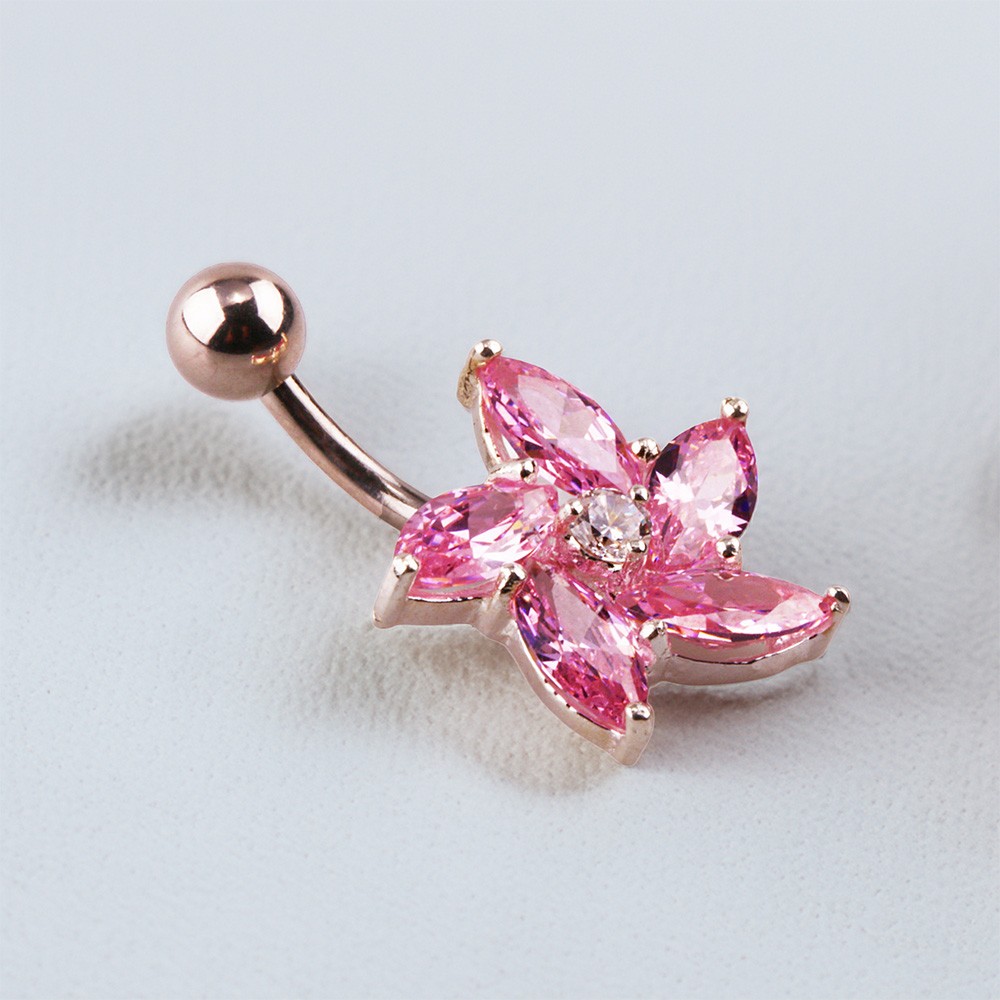 Miu 8 Gümüş Göbek Piercing Küpe Ms3263