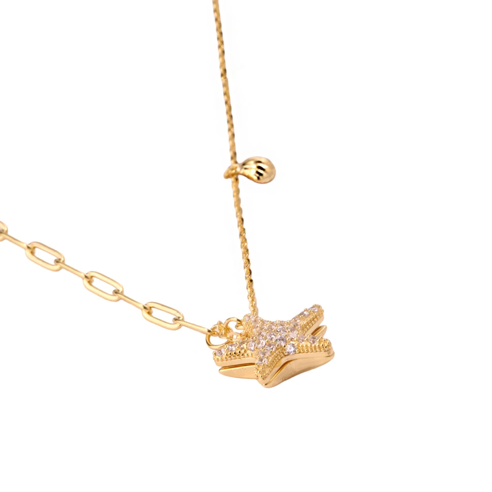 Deniz Yıldızı Gümüş Kolye MS3857