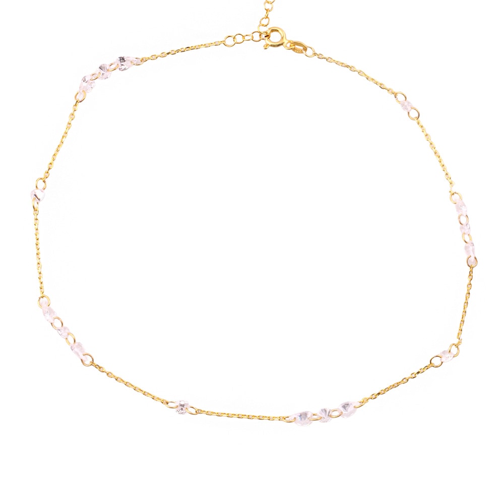 Niu Choker Gümüş Kolye Ms3779