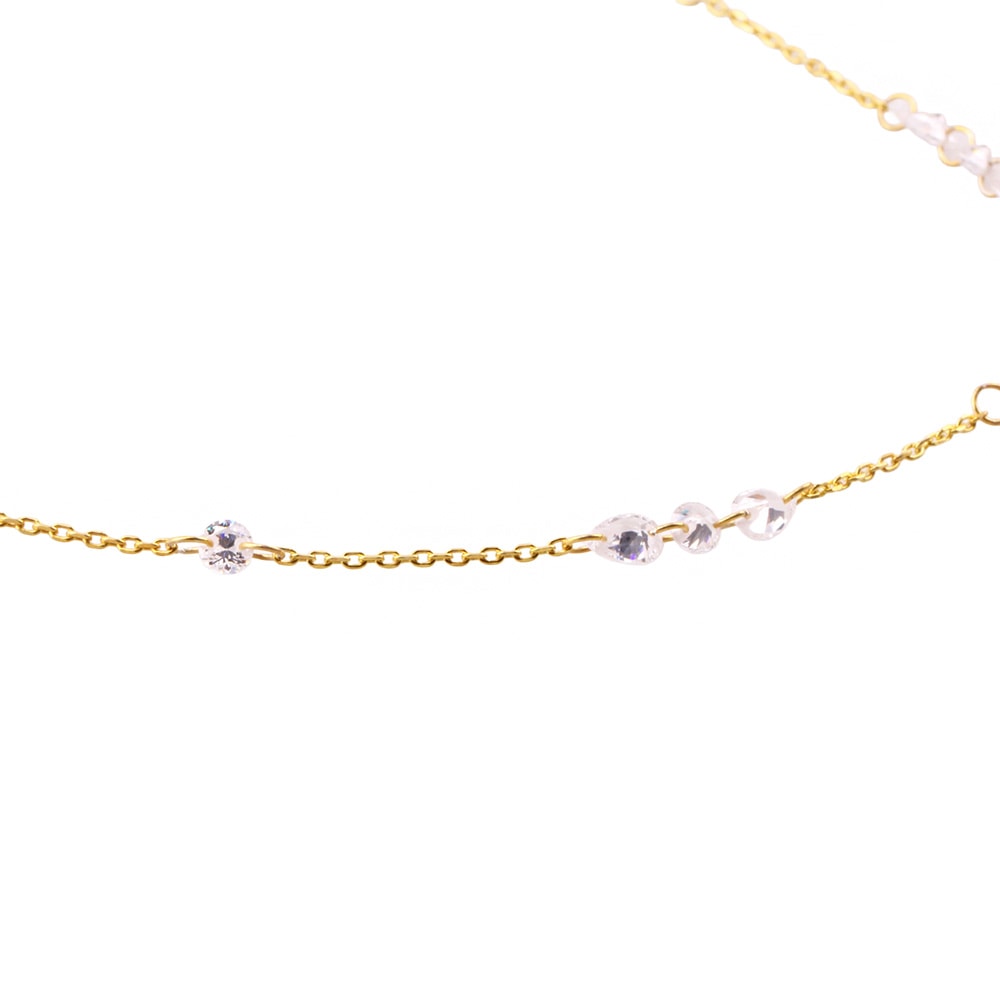Niu Choker Gümüş Kolye Ms3779