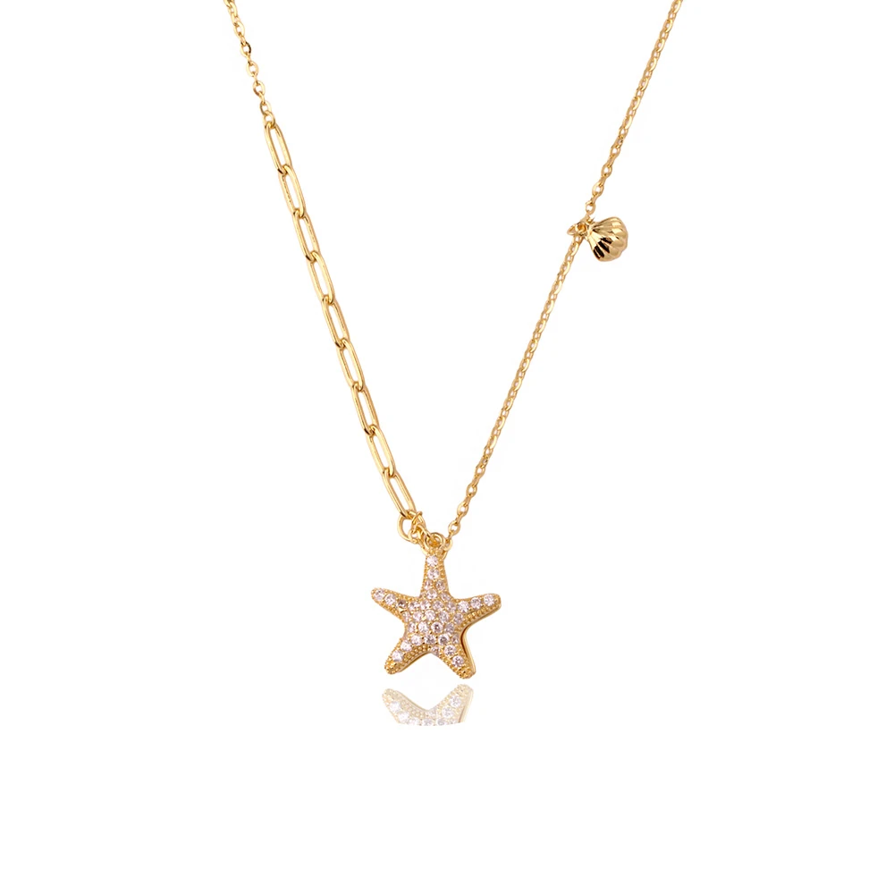 Deniz Yıldızı Gümüş Kolye MS3857
