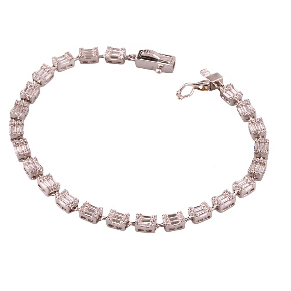 Monci S 7 Tennis Gümüş Bileklik Ms3298