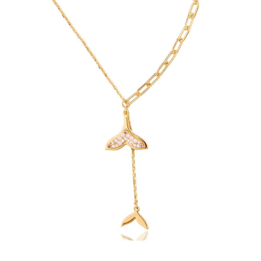 Vi Y Gümüş Kolye MS3861