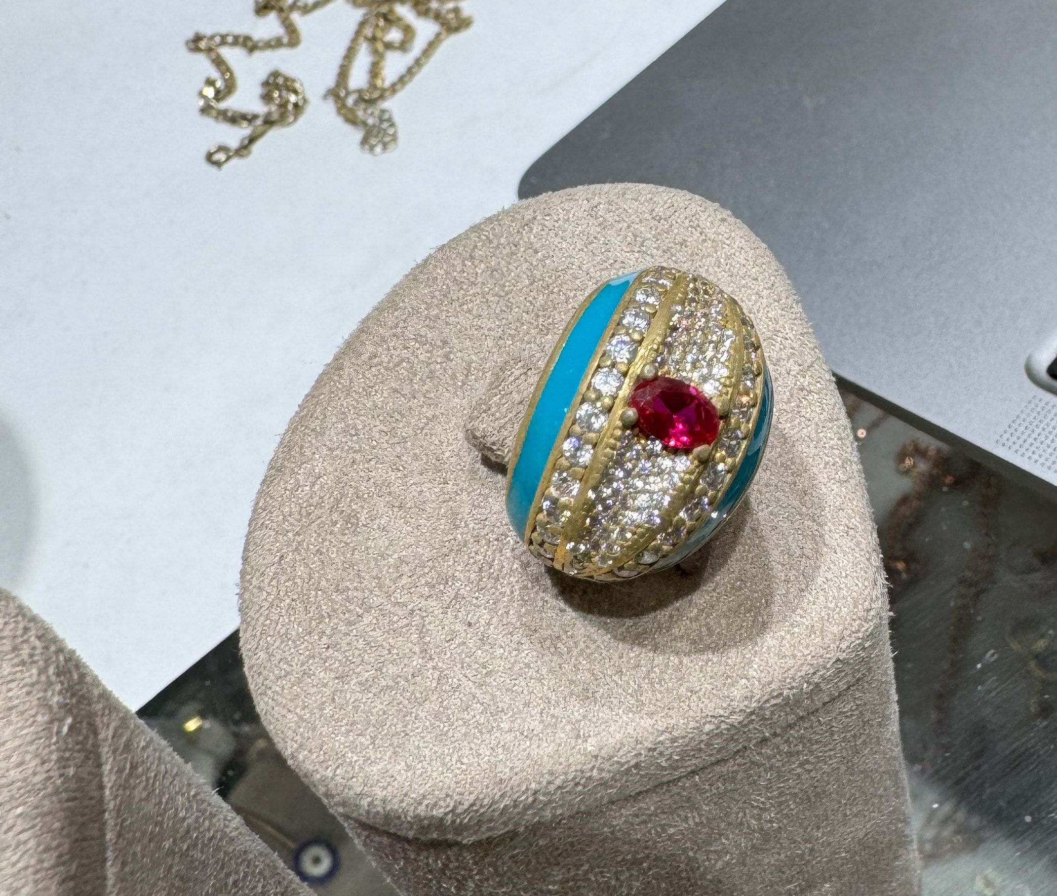 Şık Gümüş Yüzük Ms3467