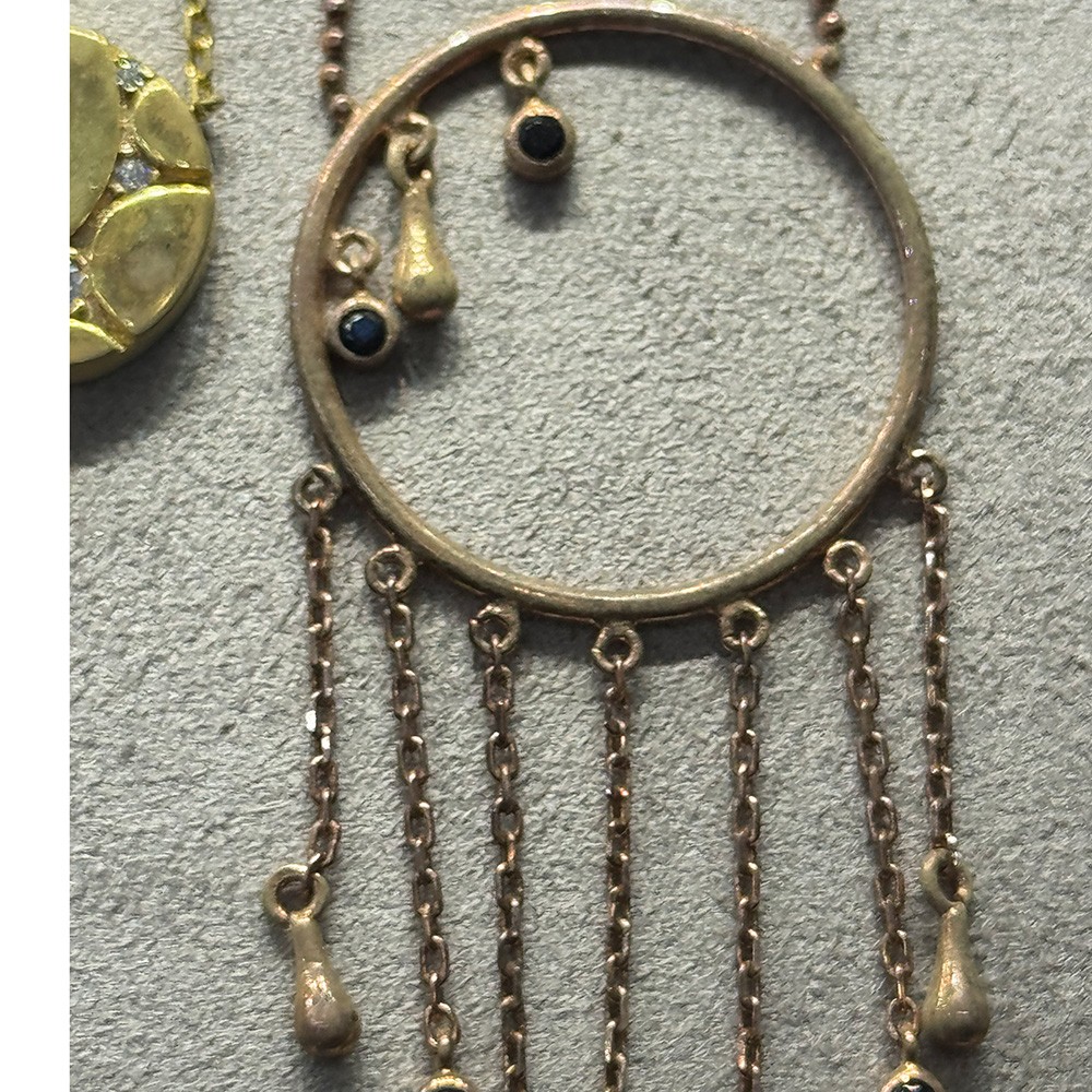 Sallantılı Gümüş Kolye Ms3313