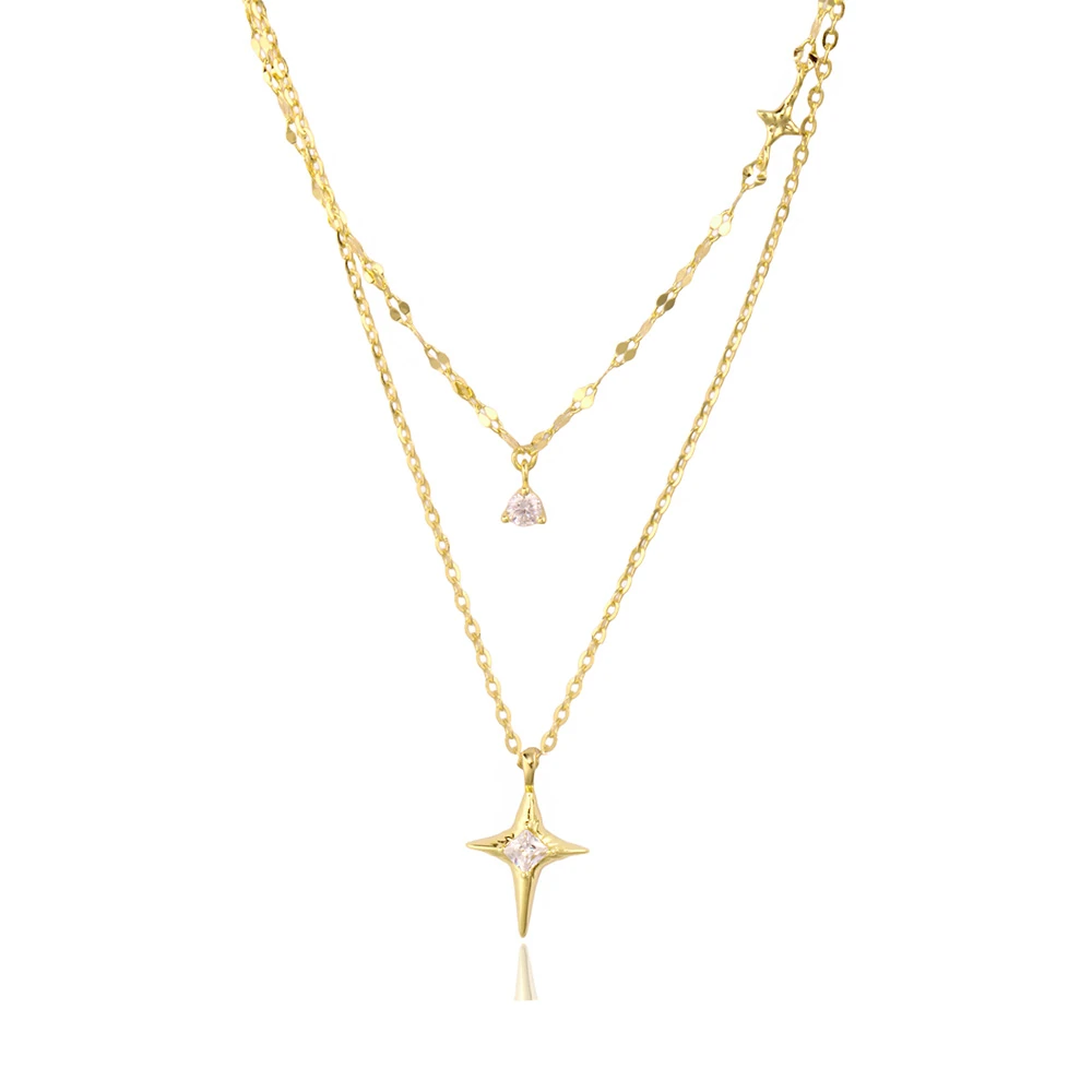 Kutup Yıldızı Gümüş Kolye MS3864