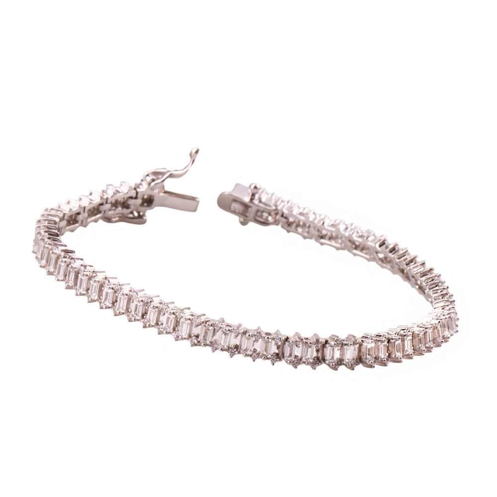 Monci S 2 Tennis Gümüş Bileklik Ms3293